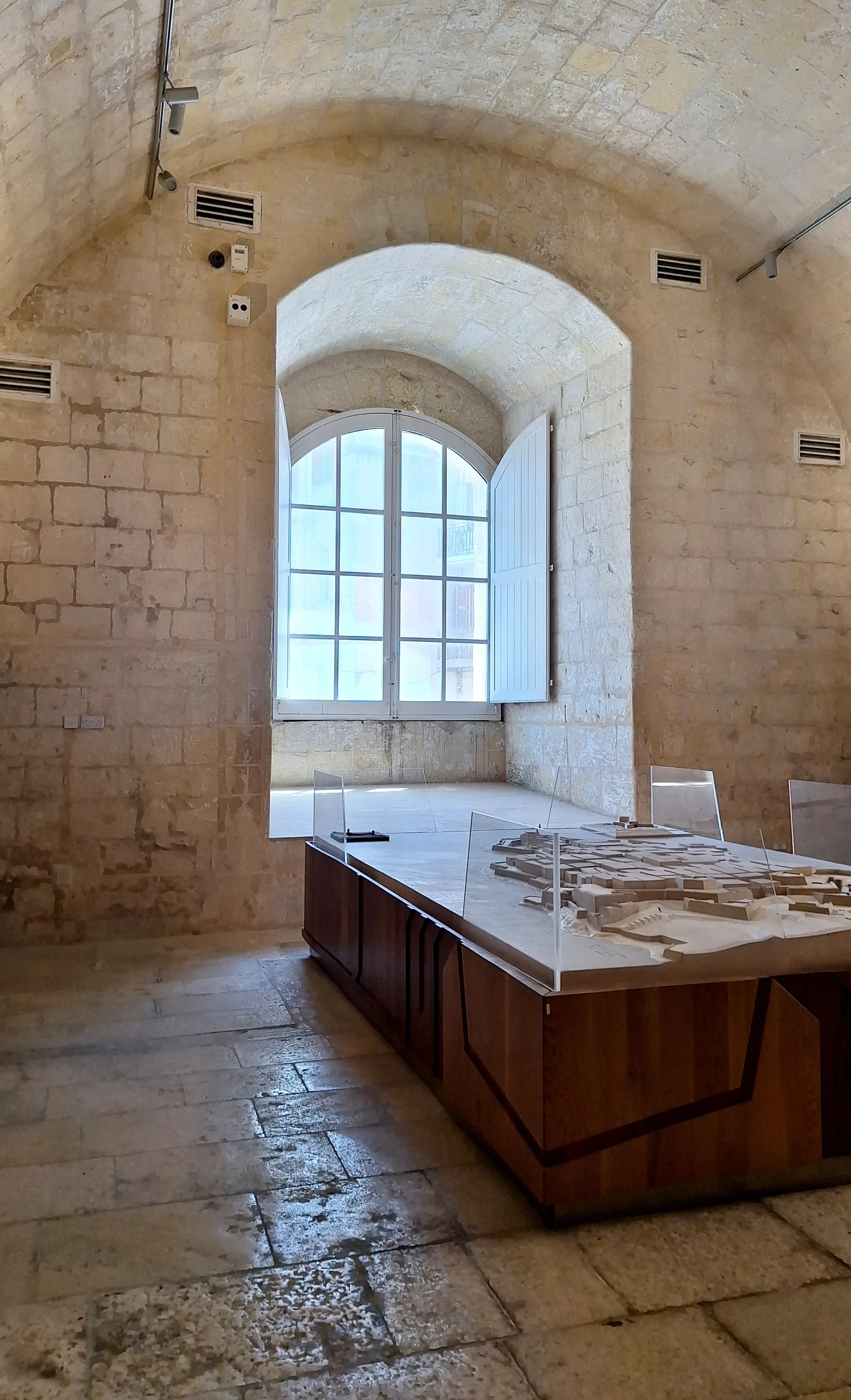 Details at Fortifications Interpretation Centre Valletta — travel photo