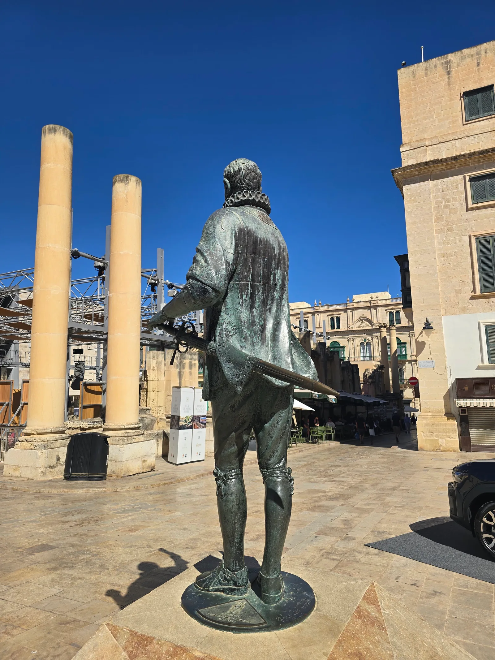 Details at Independence Square Valletta — travel photo