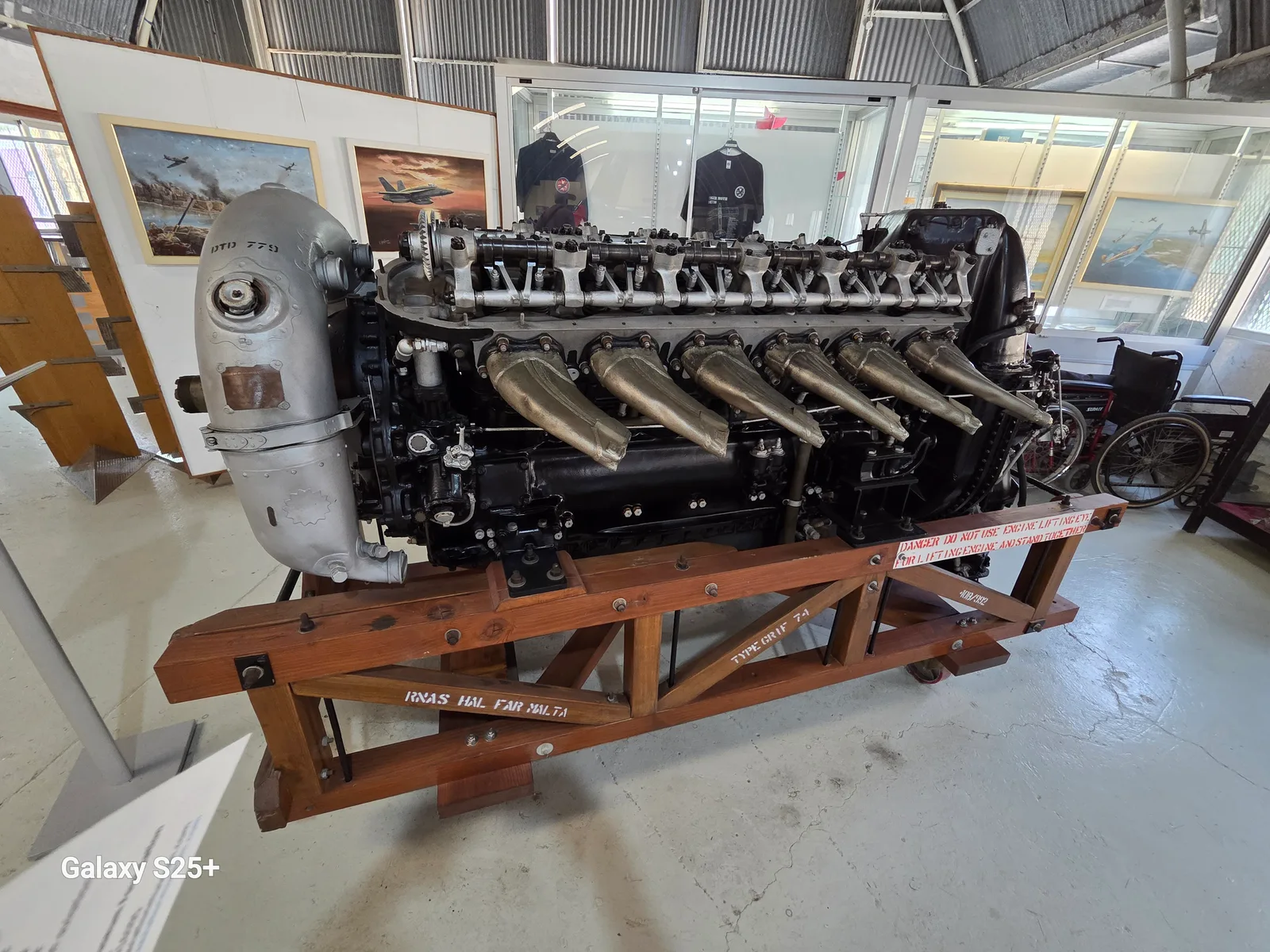 Atmosphere at Malta Aviation Museum Valletta — travel photo