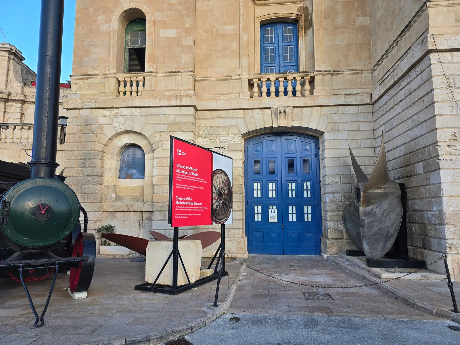 Interior at Malta Maritime Museum Valletta — travel photo