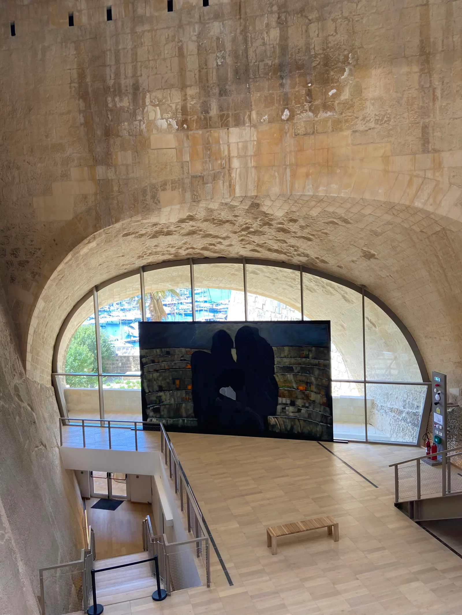 Atmosphere at MICAS — Malta International Contemporary Art Space Valletta — travel photo
