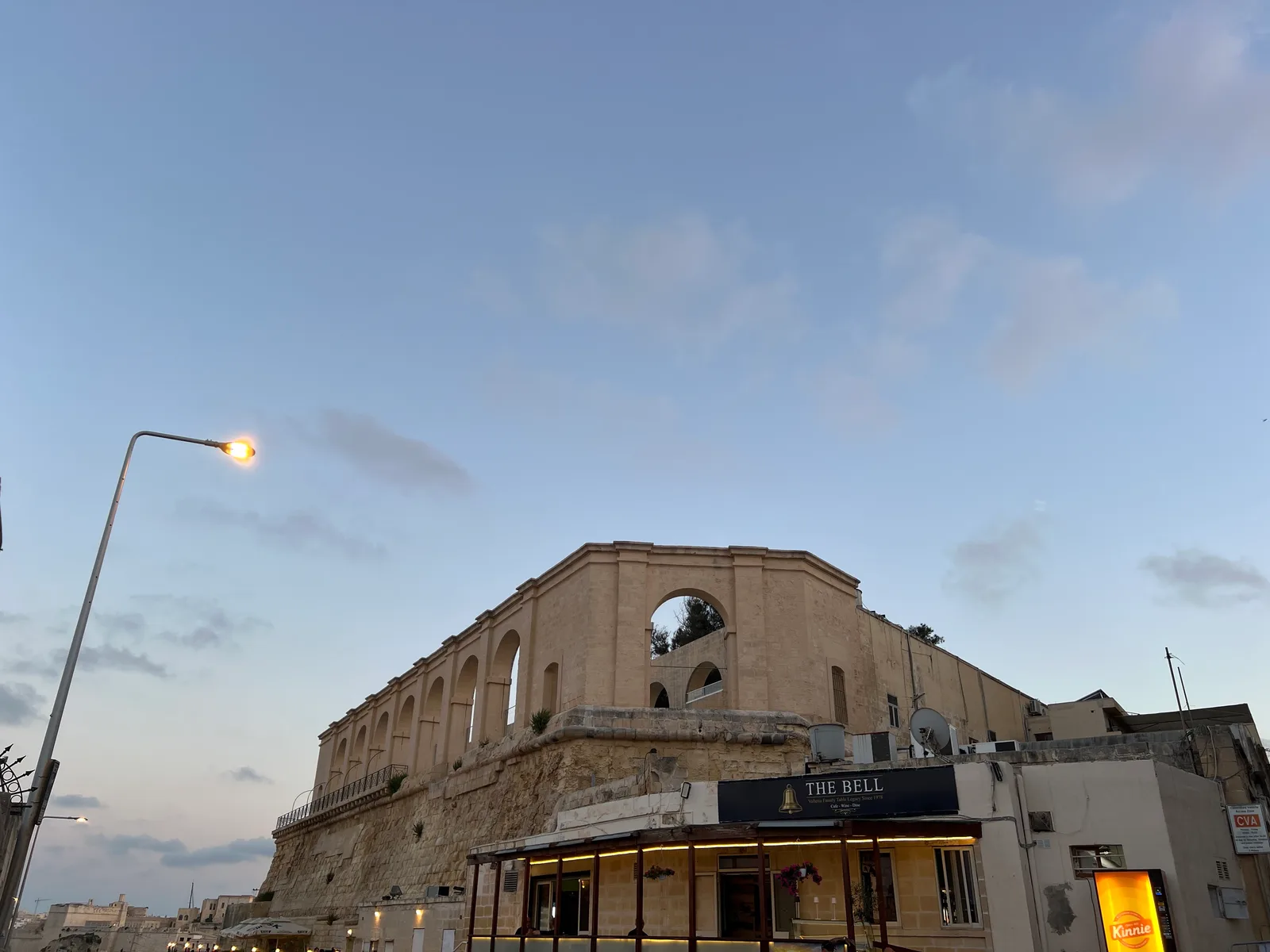 Main view at Monument Enea di Ugo Attardi Valletta — travel photo
