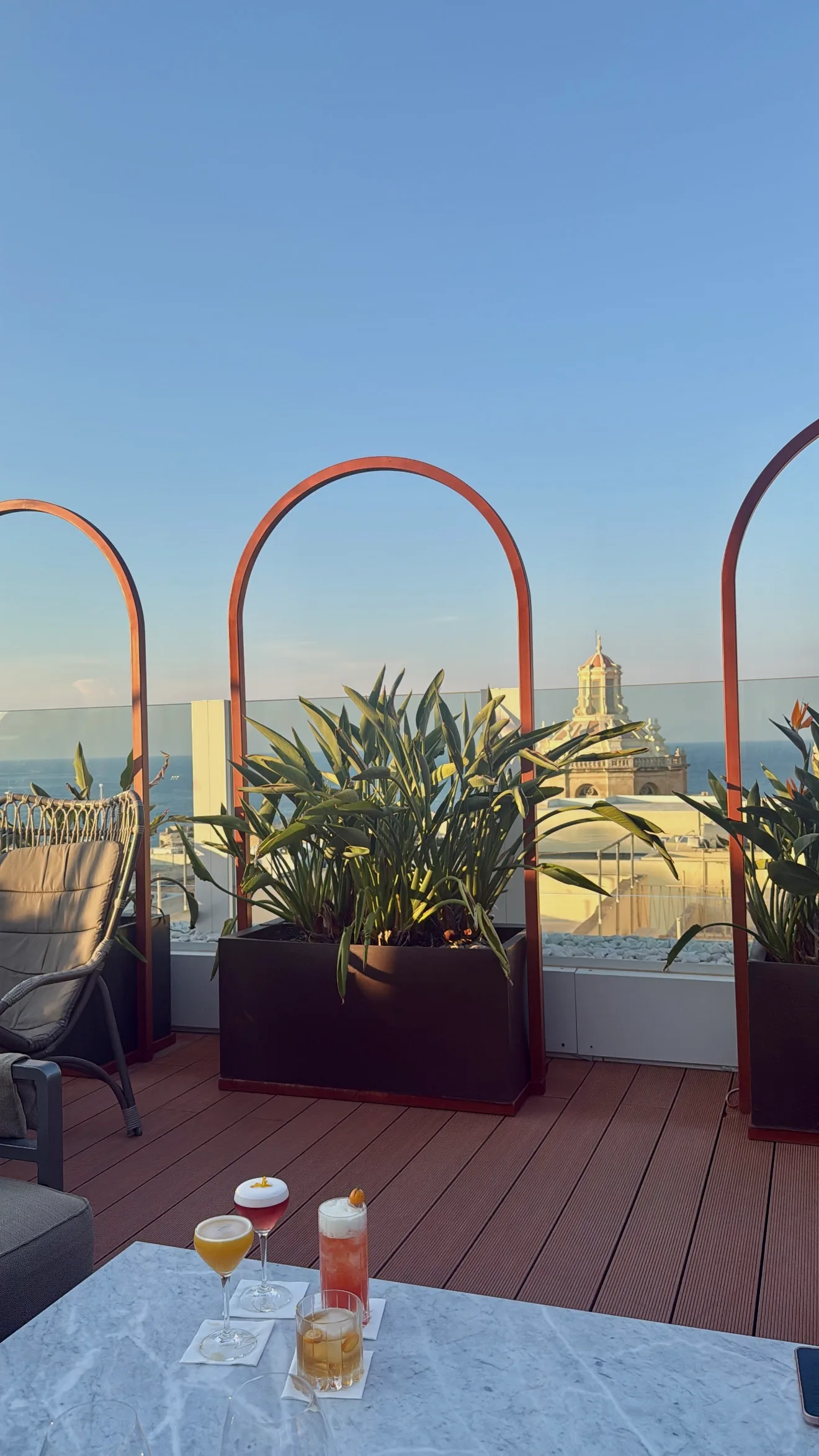 Interior at Over Grain | Rooftop Cocktail Lounge Valletta — travel photo