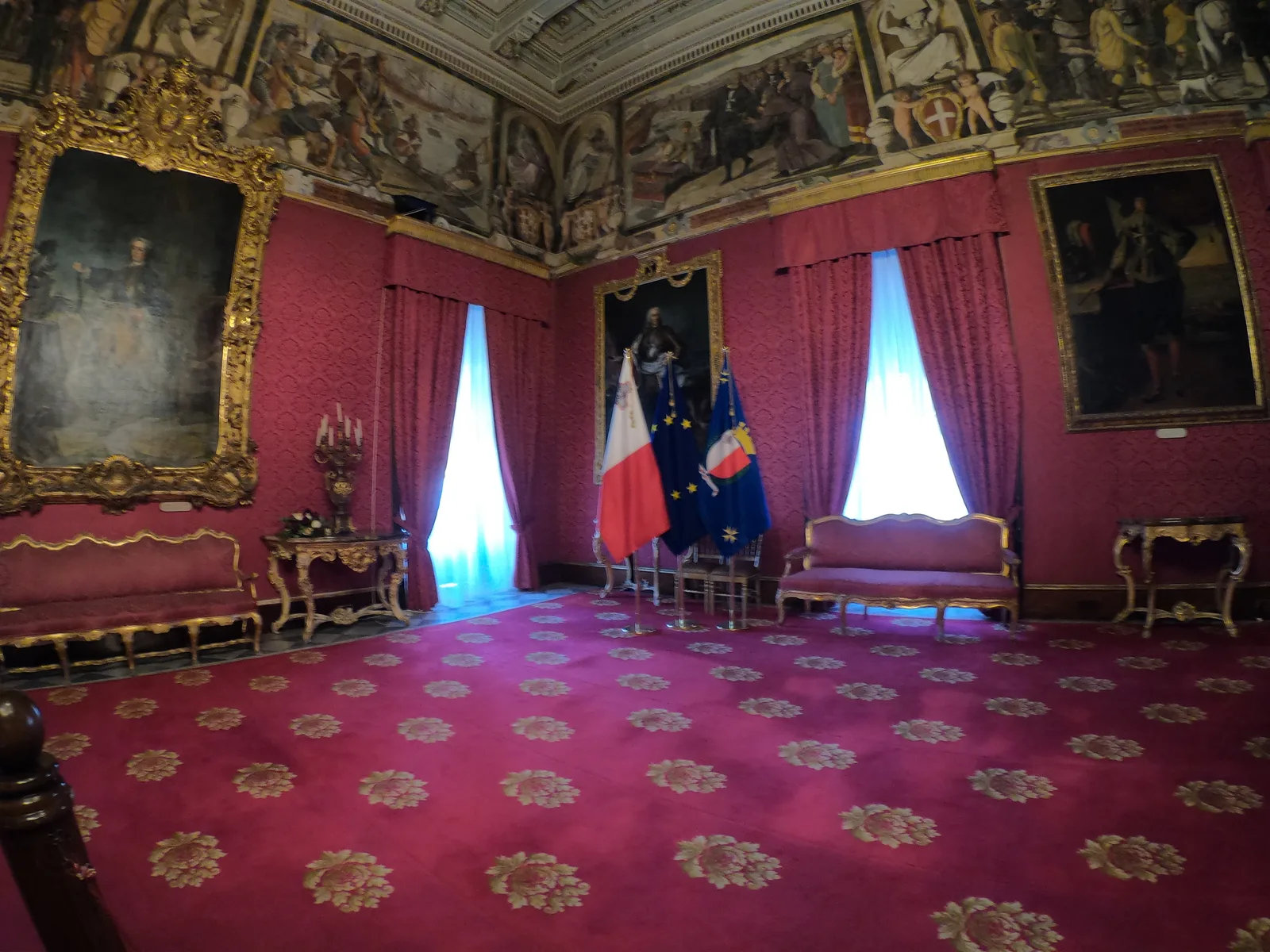 Interior at Palace Armoury Valletta — travel photo