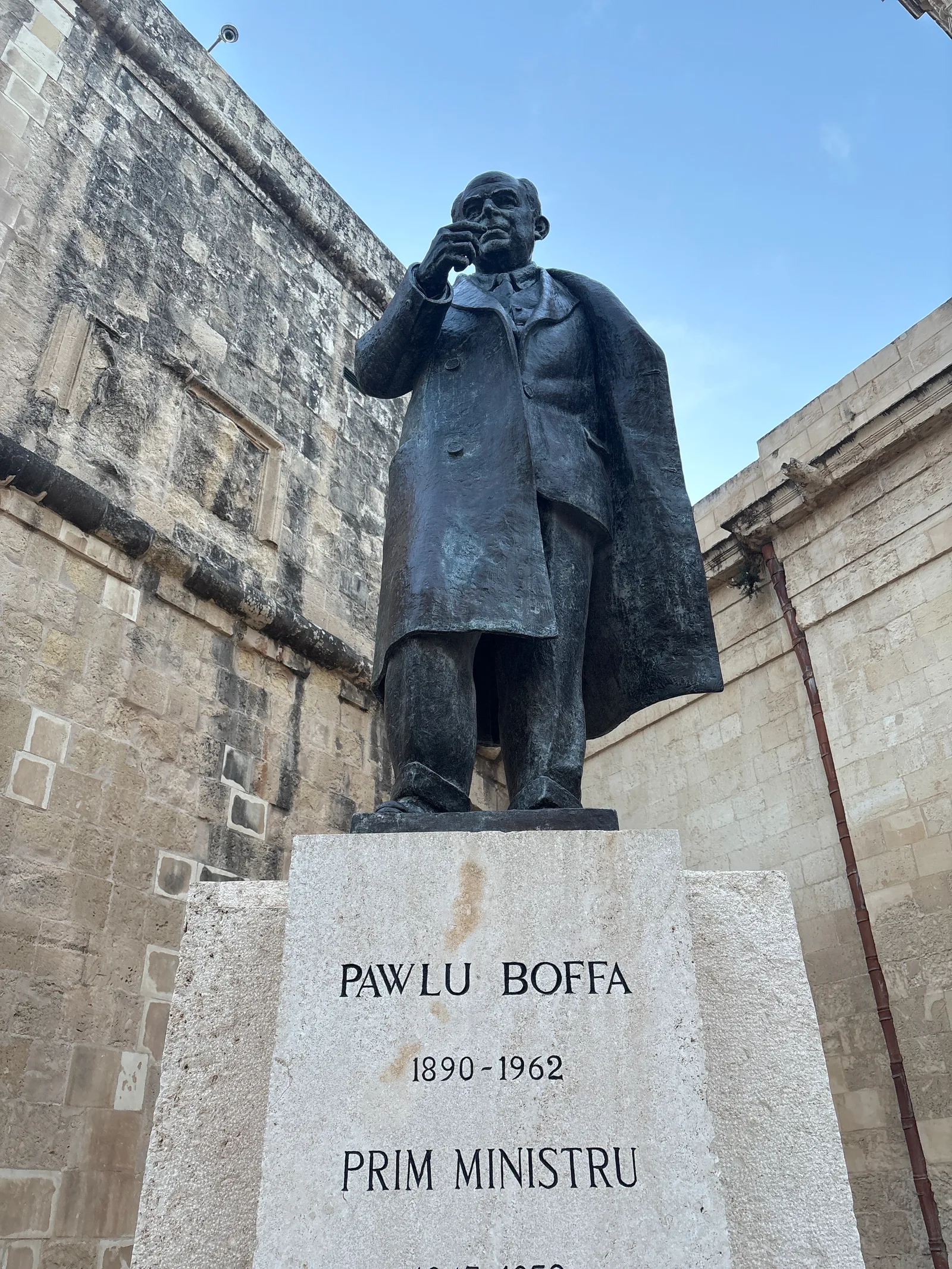 Interior at Paul Boffa Monument Valletta — travel photo