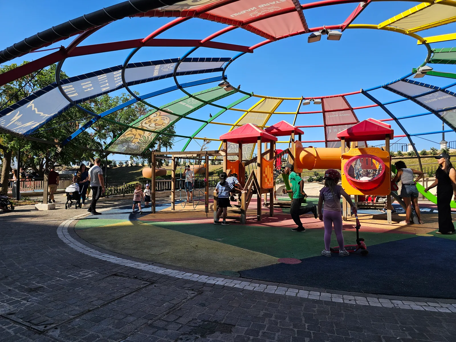 Interior at Playground for children Valletta — travel photo
