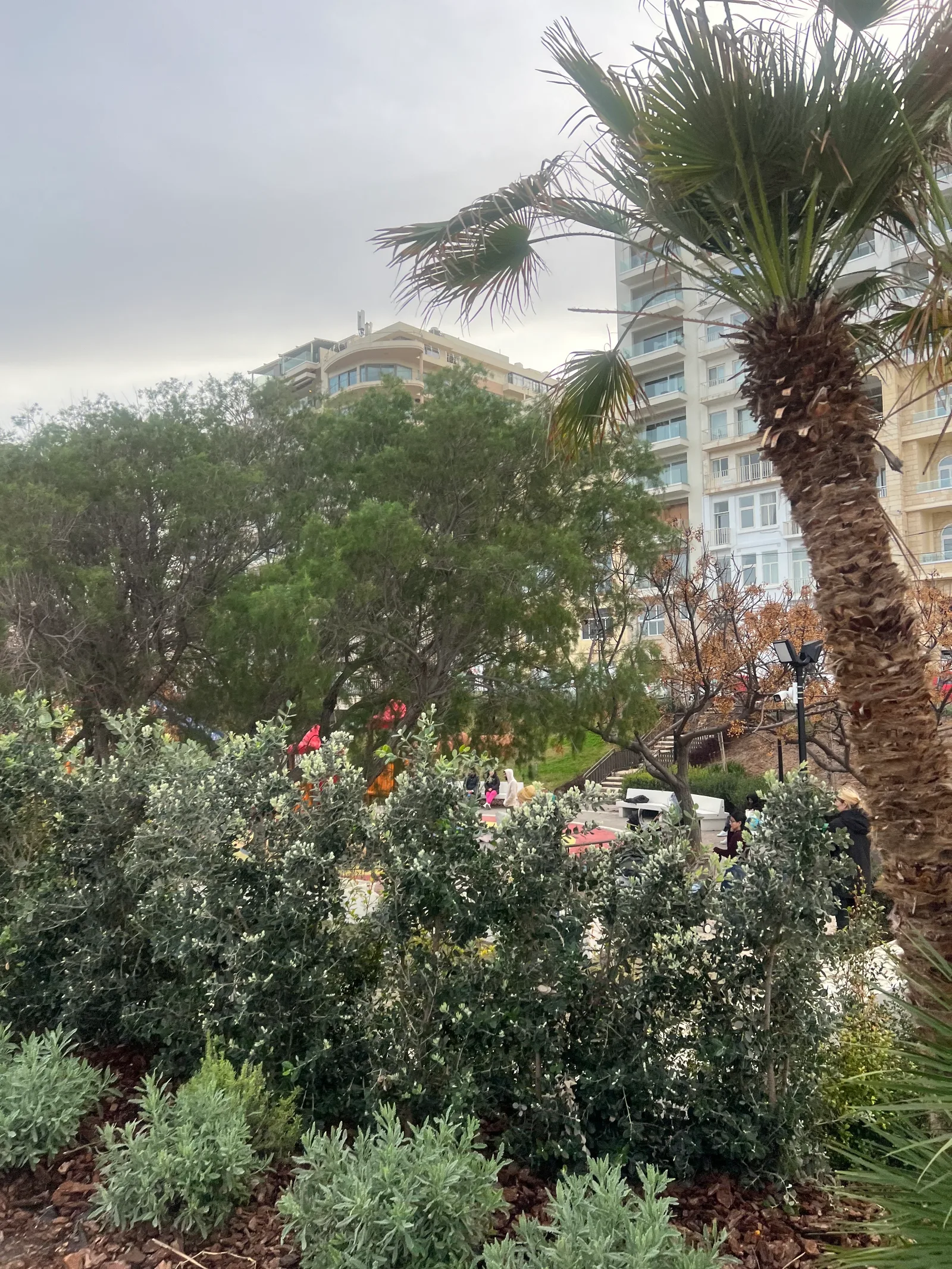 Atmosphere at Playground for children Valletta — travel photo