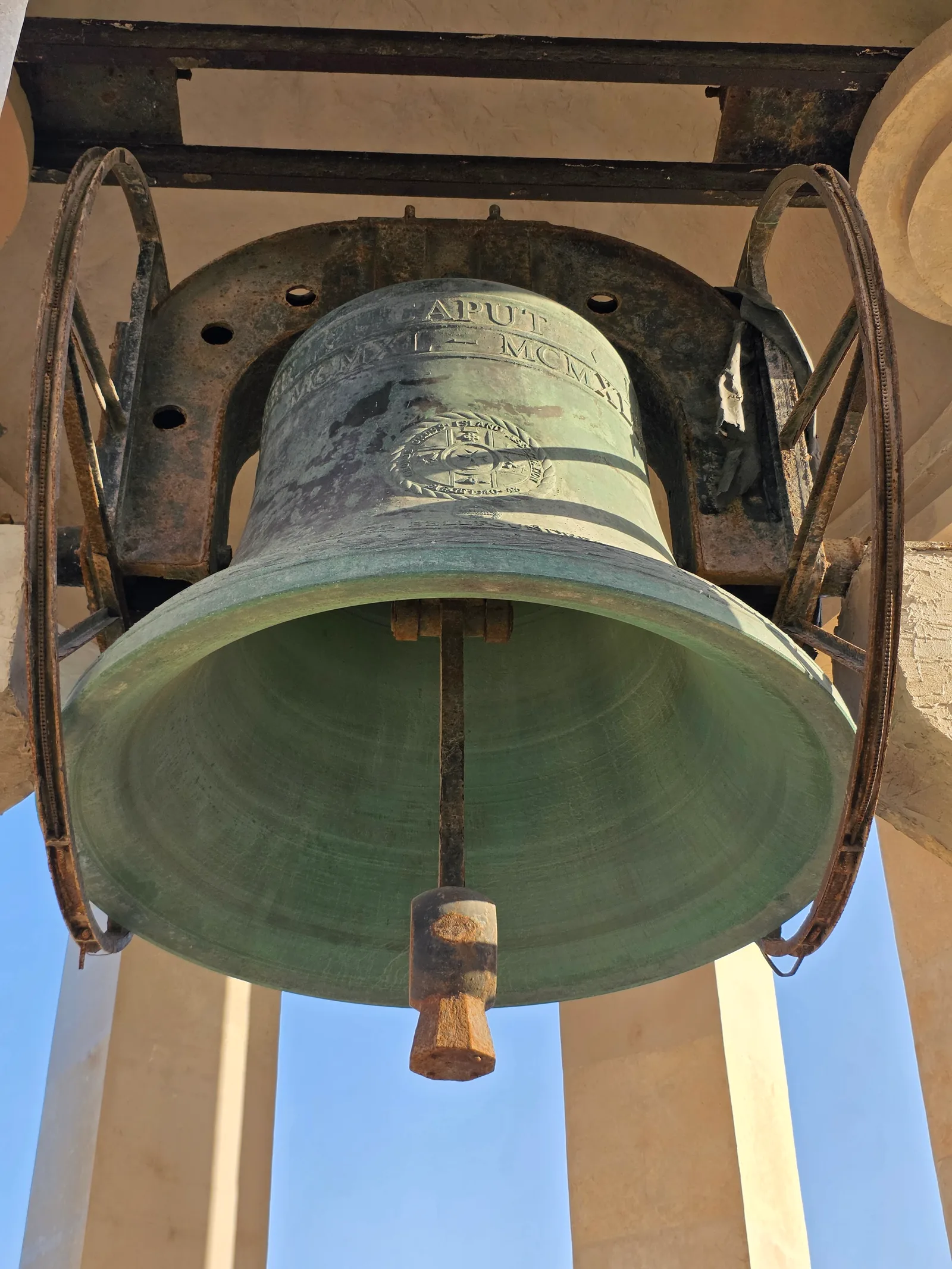 Main view at Siege Bell War Memorial Valletta — travel photo