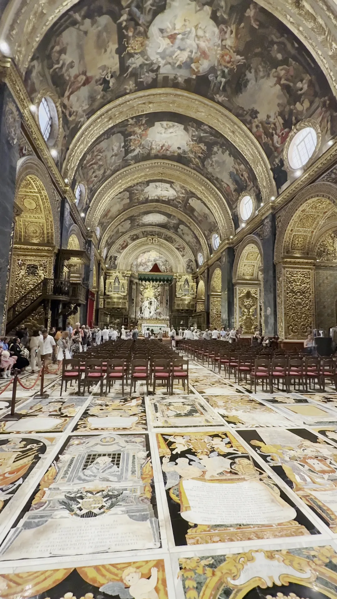 Main view at St John's Co-Cathedral Museum Valletta — travel photo