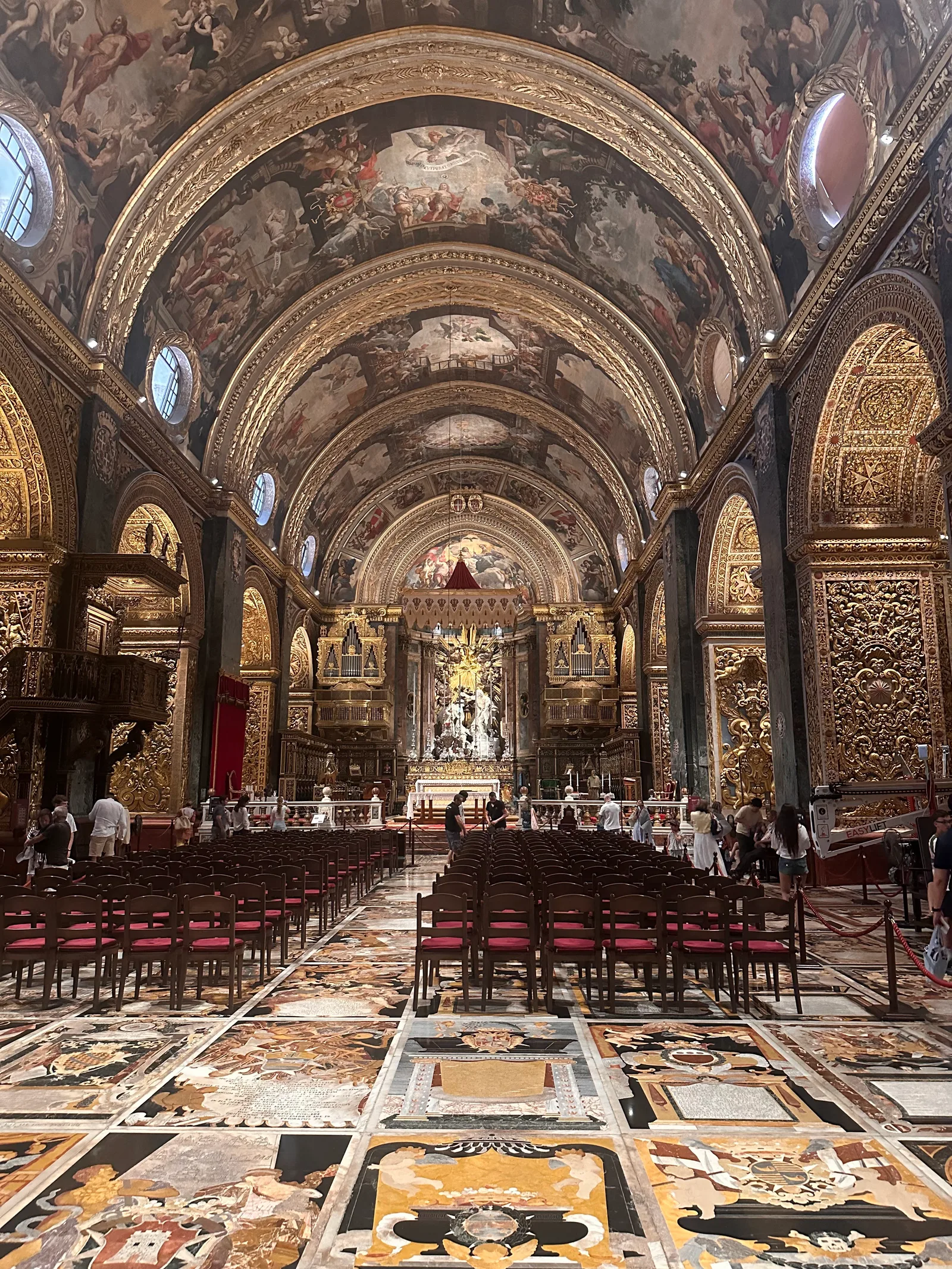 Atmosphere at St John's Co-Cathedral Museum Valletta — travel photo