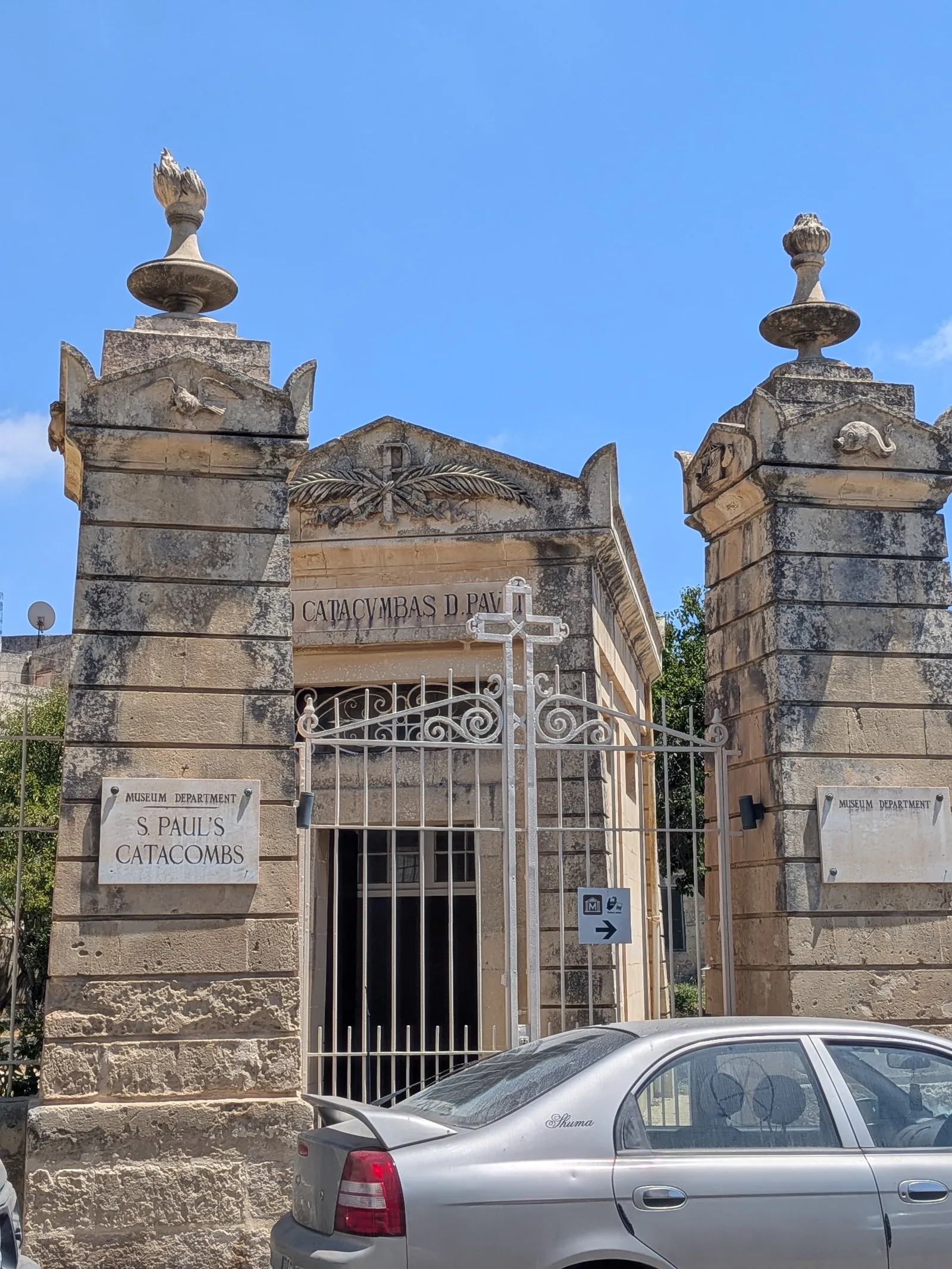 Main view at St Paul’s Catacombs Valletta — travel photo