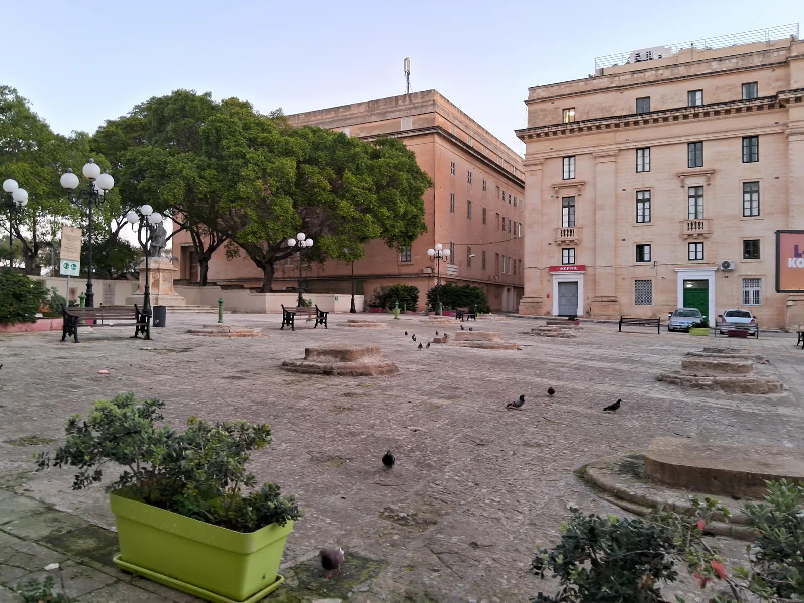 Details at St Publius Square Valletta — travel photo