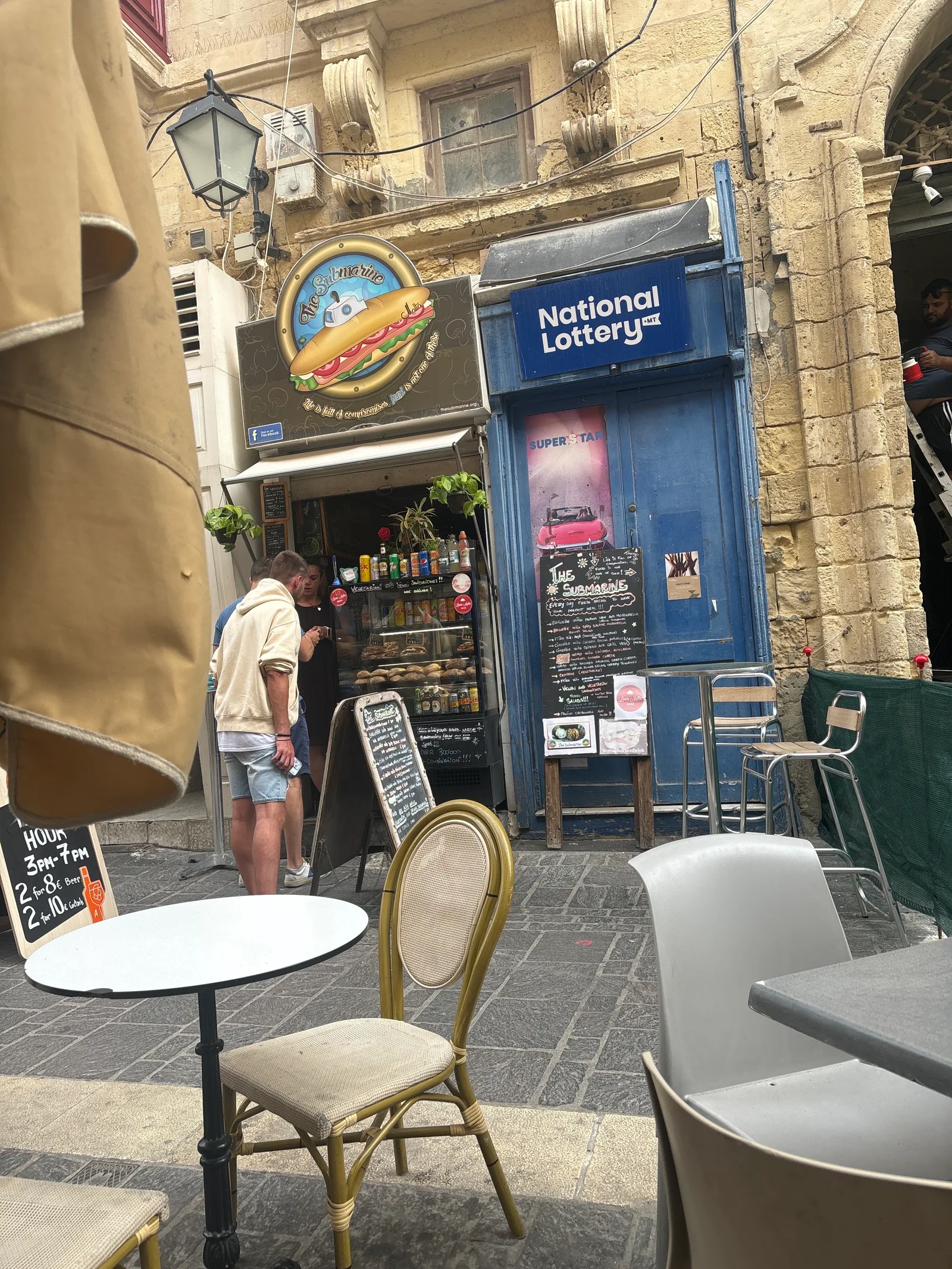 Main view at The Submarine Valletta — travel photo