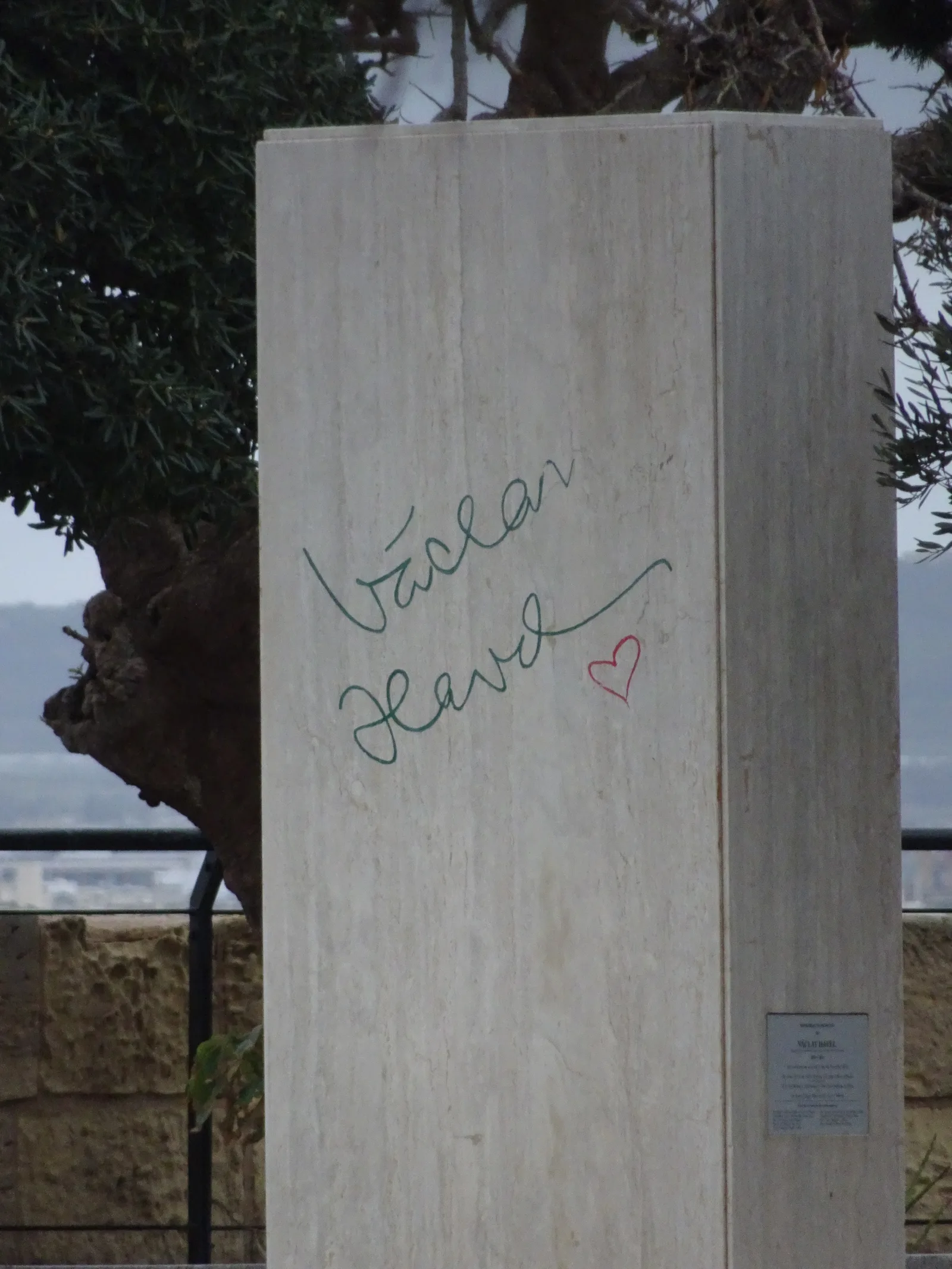 Atmosphere at Václav Havel Memorial Valletta — travel photo