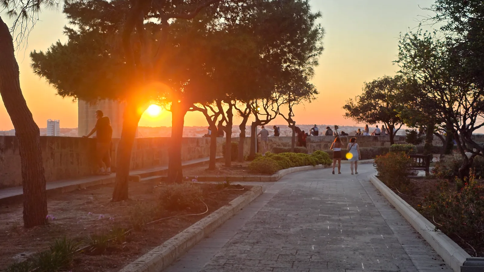 Atmosphere at Valletta viewpoint Valletta — travel photo