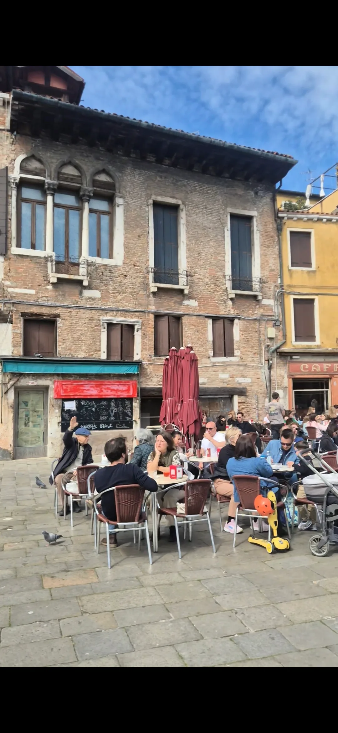 Atmosphere at Campo Santa Margherita Venice — travel photo