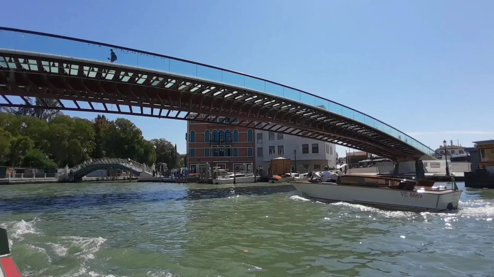 Details at Constitution Bridge Venice — travel photo