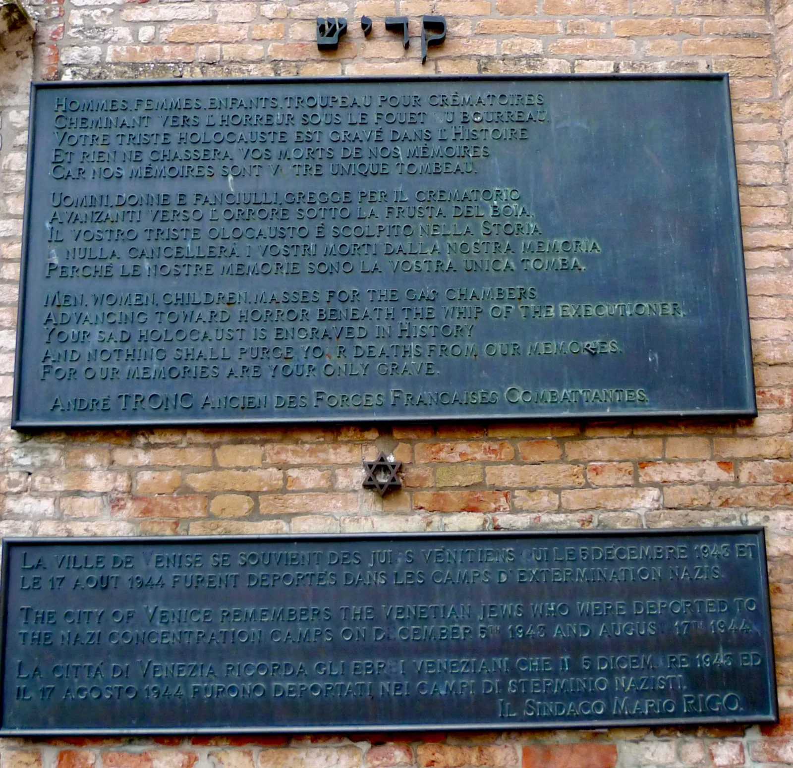 Atmosphere at Jewish Quarter Venice — travel photo