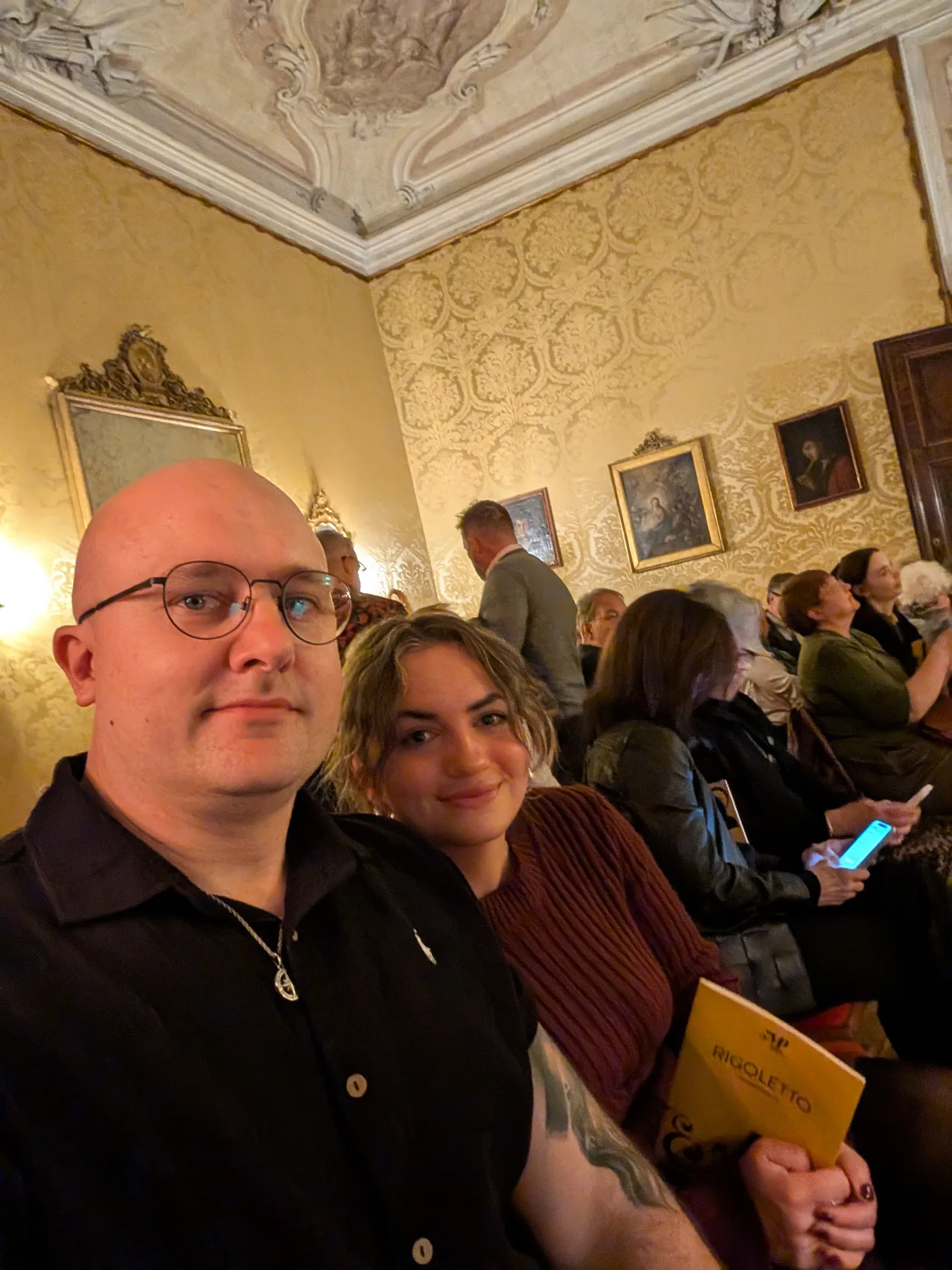 Atmosphere at Musica a Palazzo Venice — travel photo