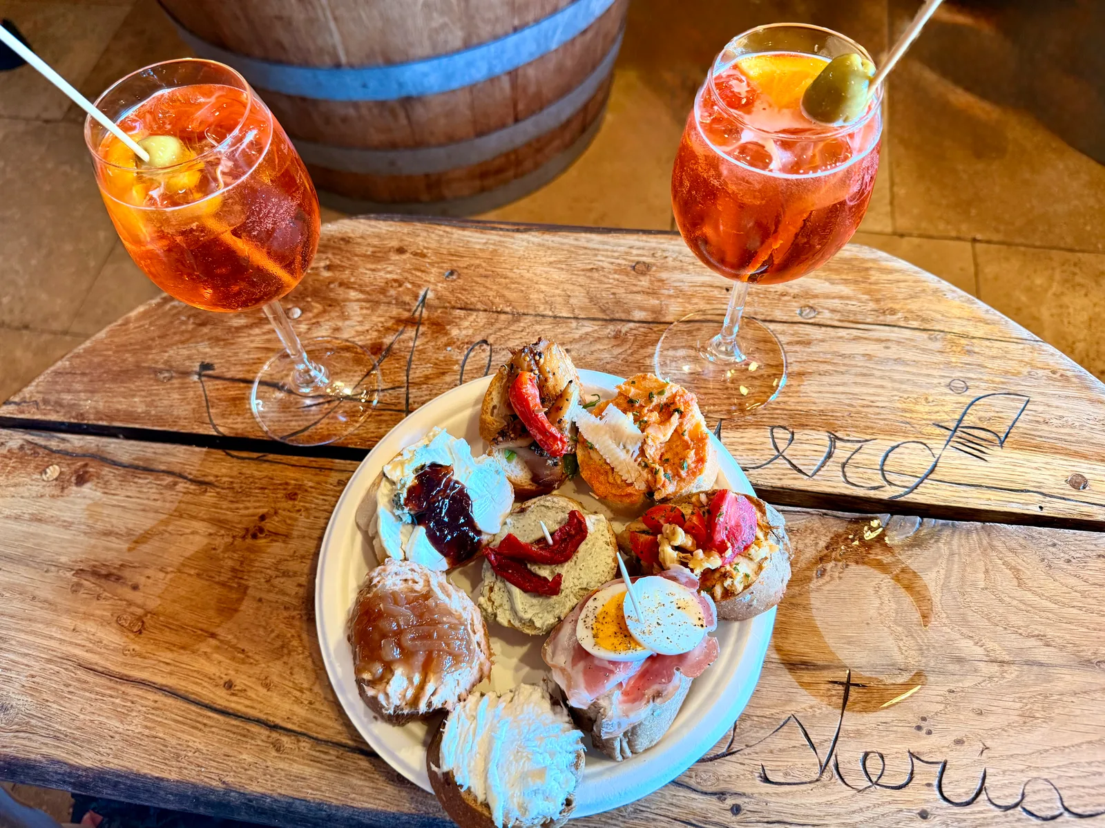 Details at Osteria Al Squero Venice — travel photo