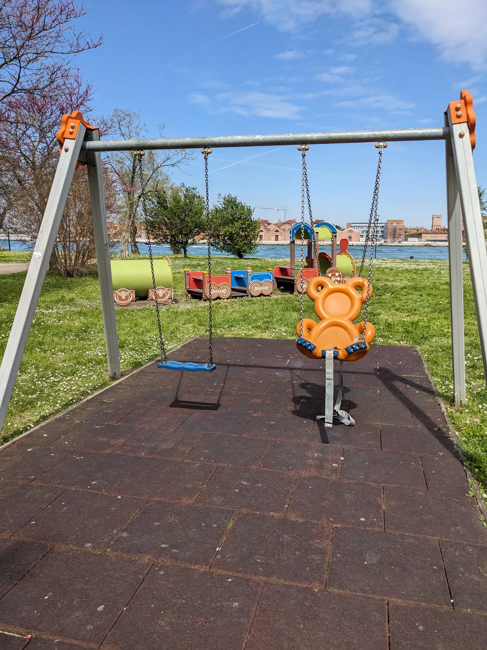 Main view at Sacca Fisola playground Venice — travel photo
