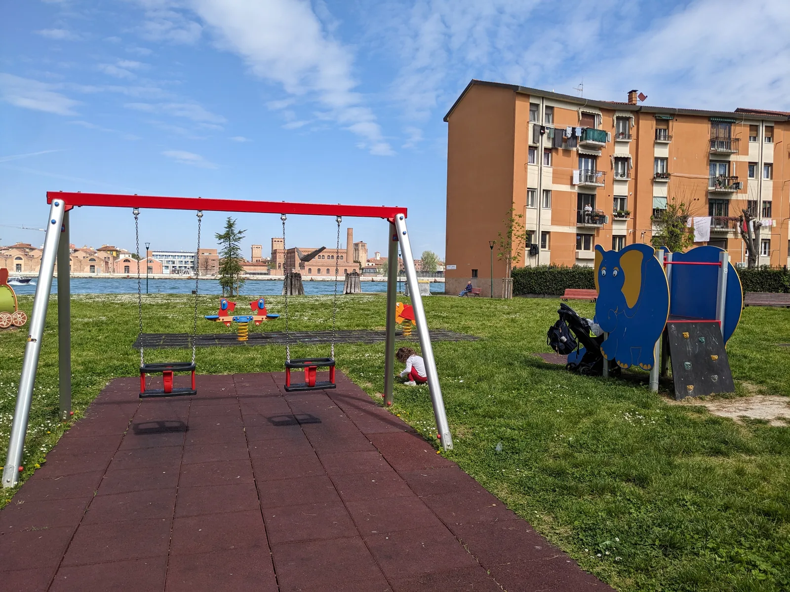 Interior at Sacca Fisola playground Venice — travel photo