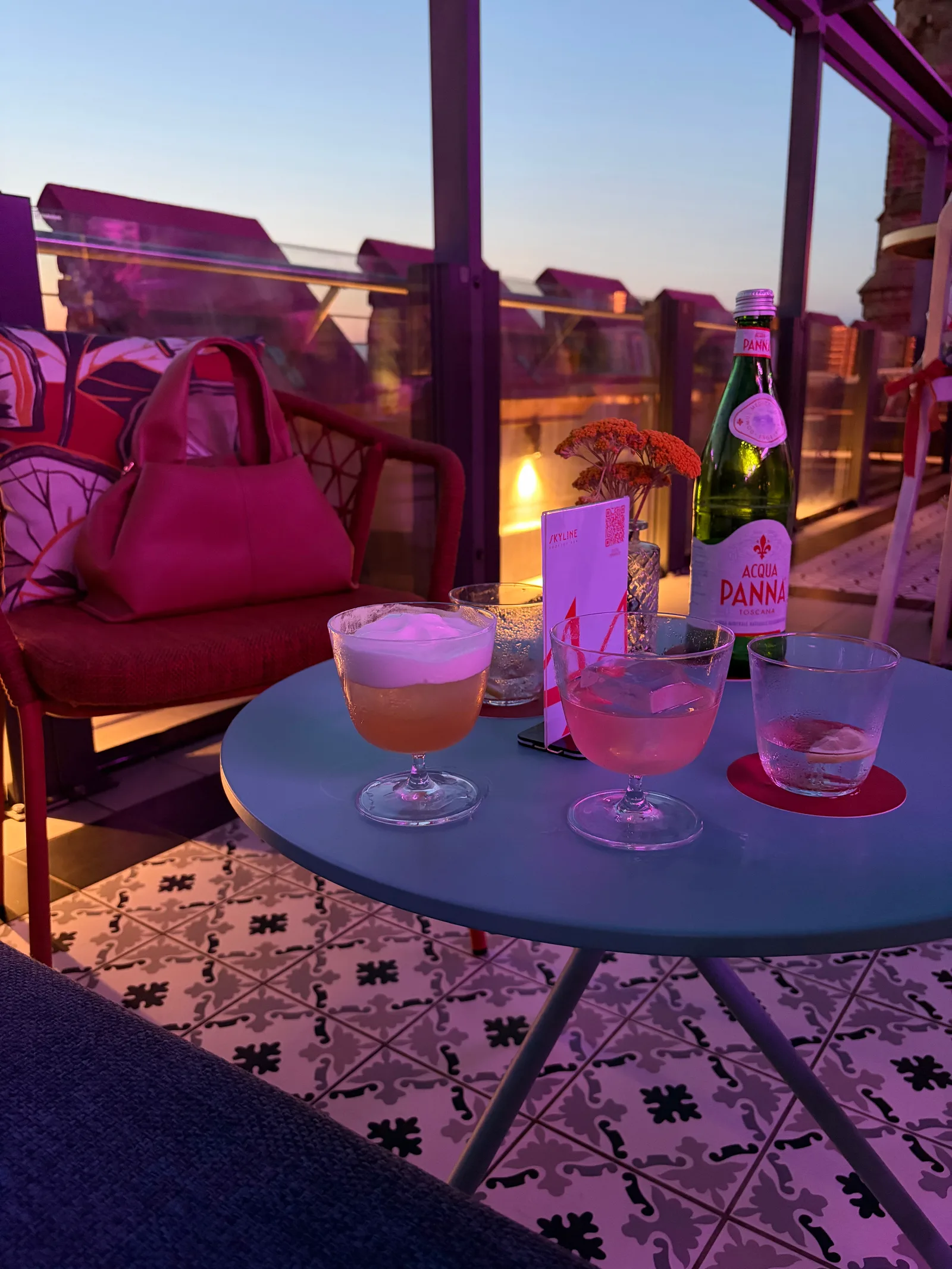 Interior at Skyline Rooftop Bar Venice — travel photo