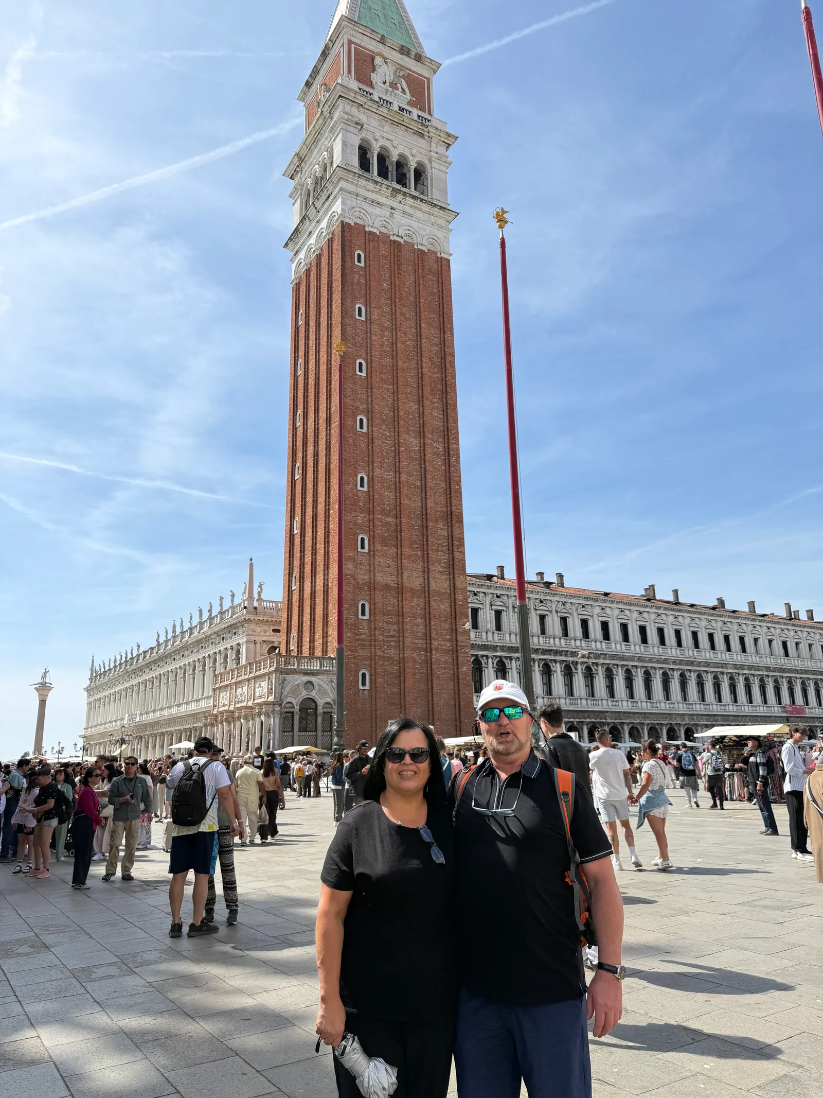 Details at St Mark's Campanile Venice — travel photo
