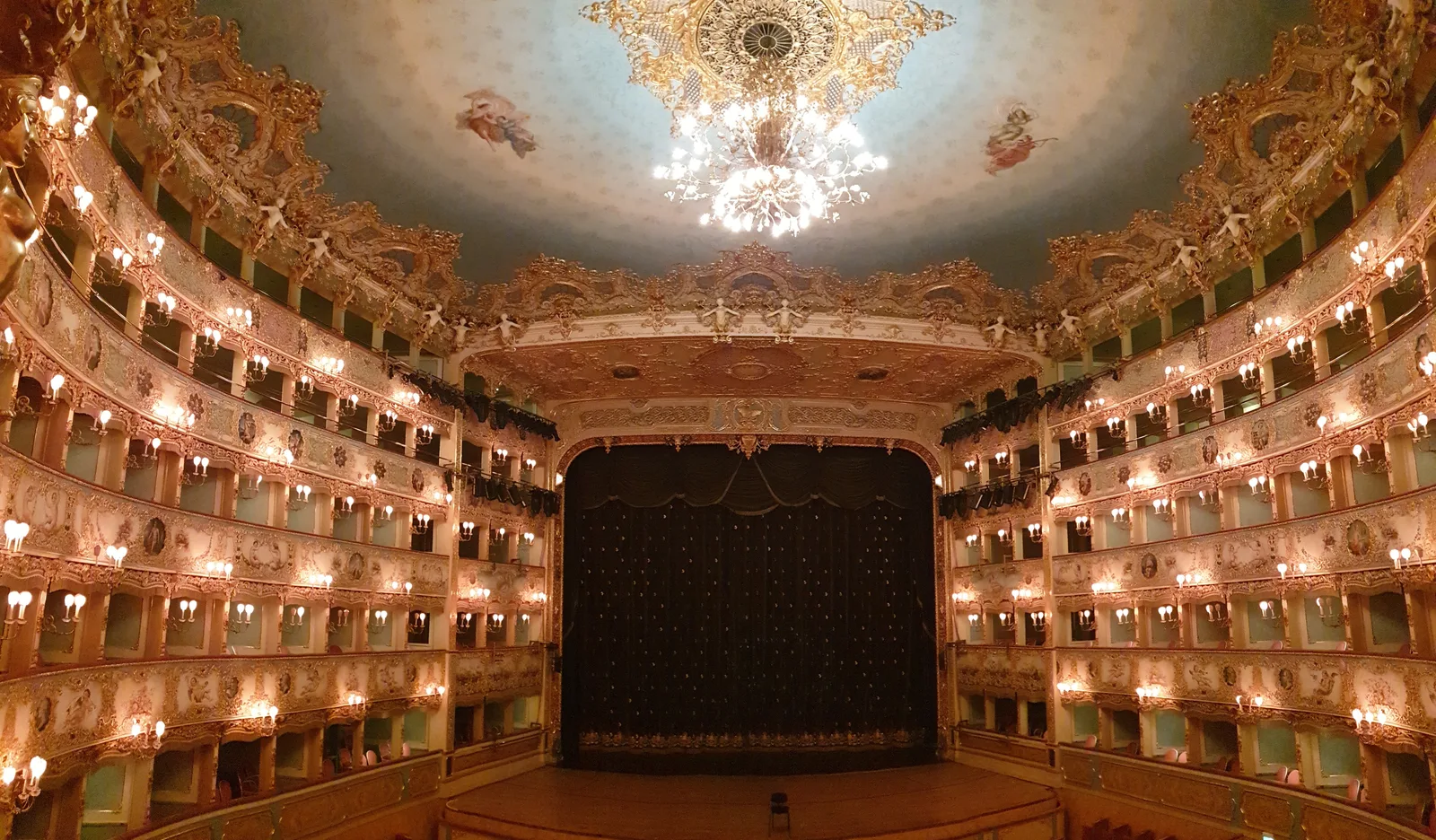 Interior at Teatro La Fenice Venice — travel photo