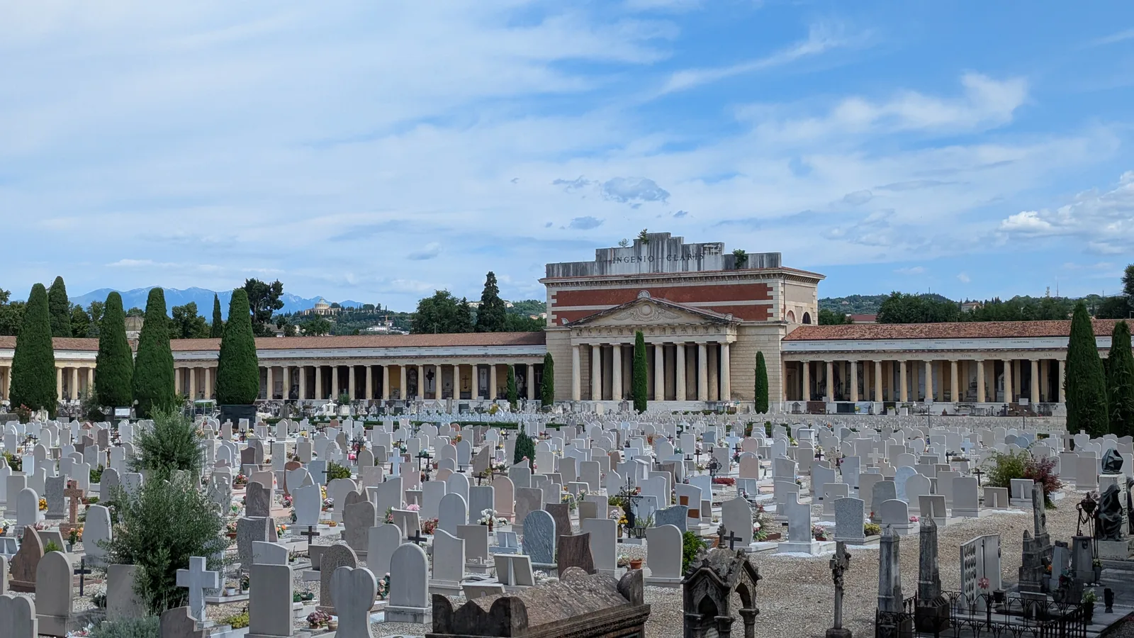 Details at Cimitero Monumentale Verona — travel photo