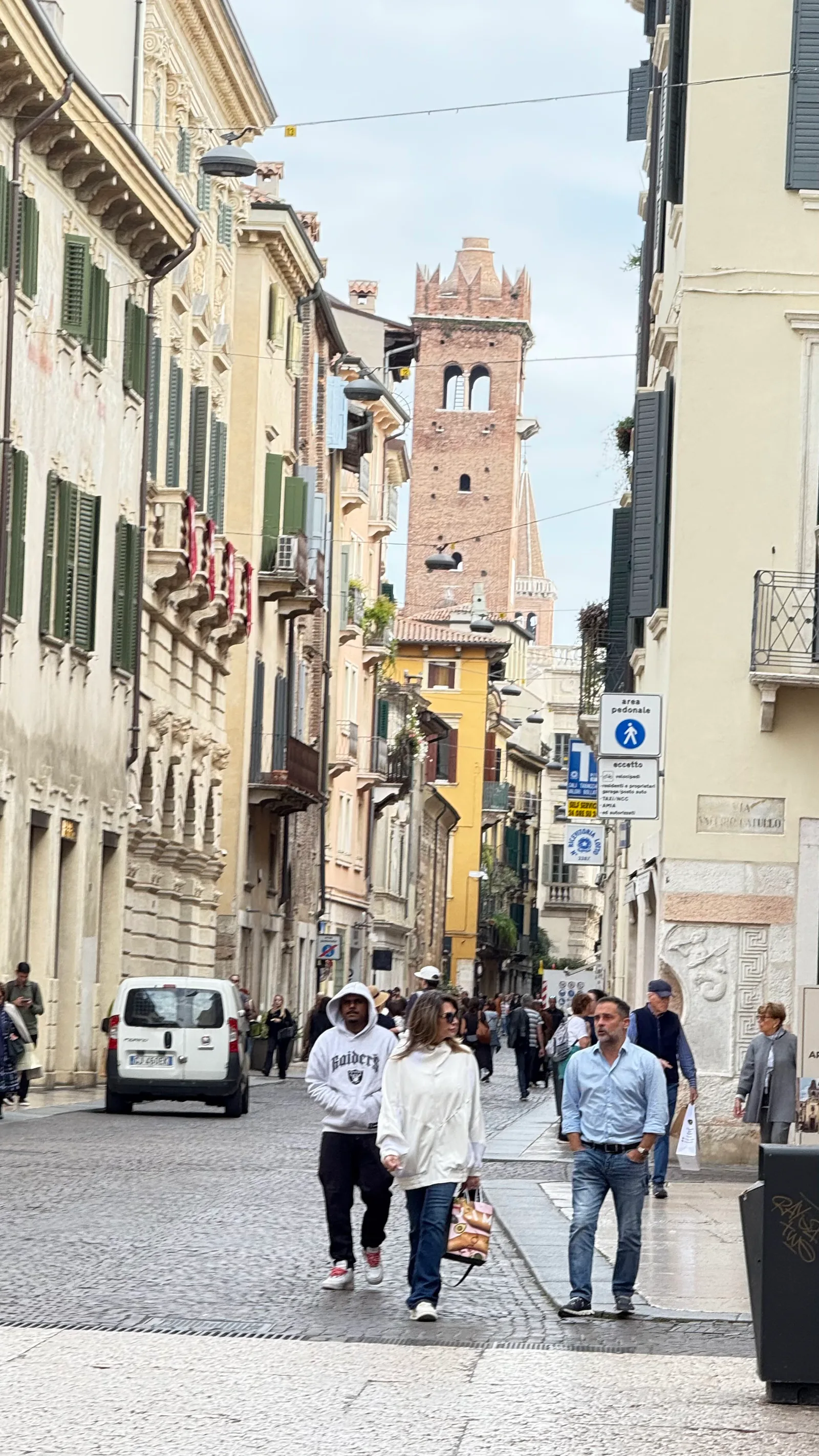 Main view at Gardello Tower Verona — travel photo