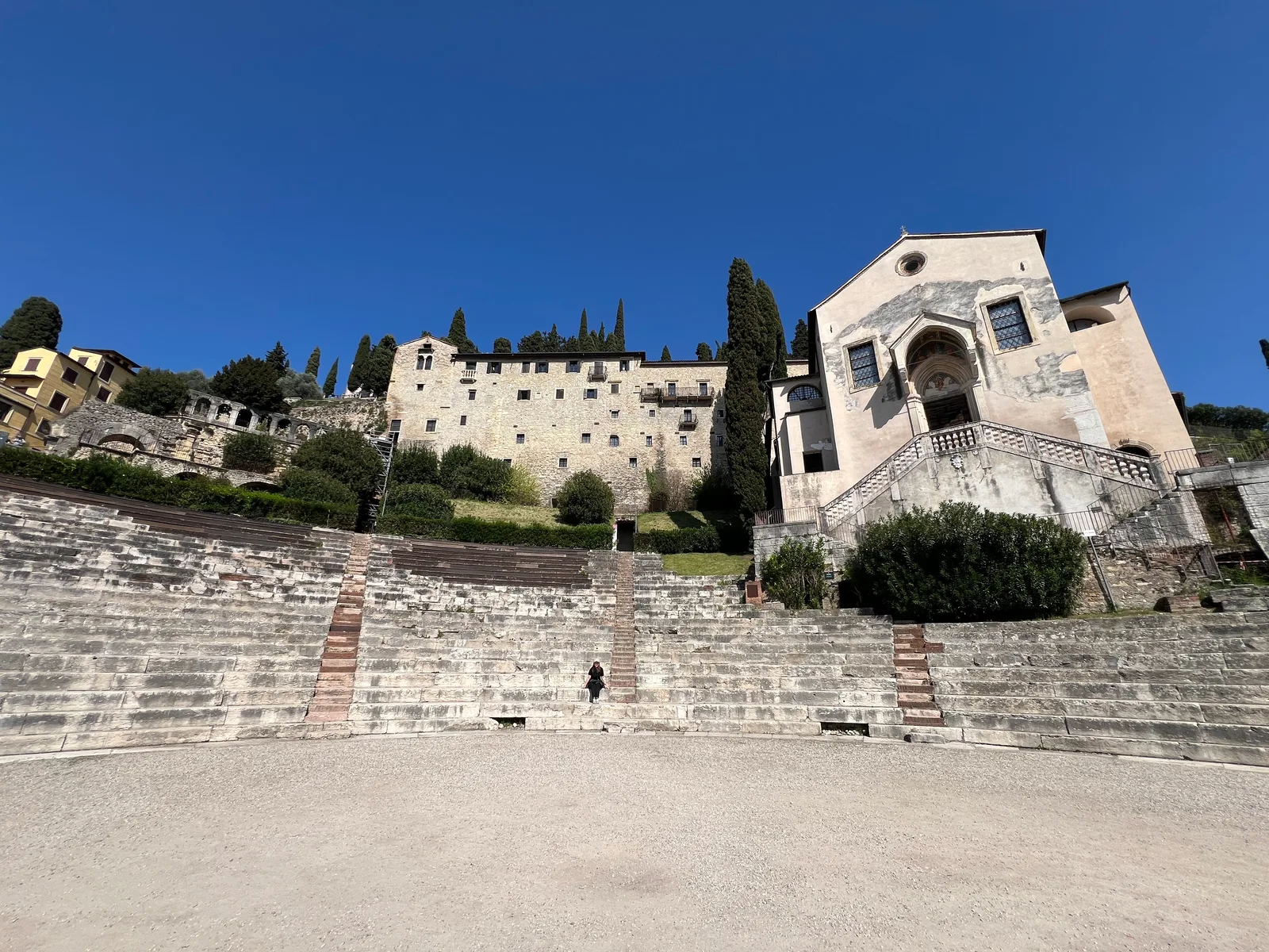 Atmosphere at Museo Archeologico al Teatro Romano Verona — travel photo