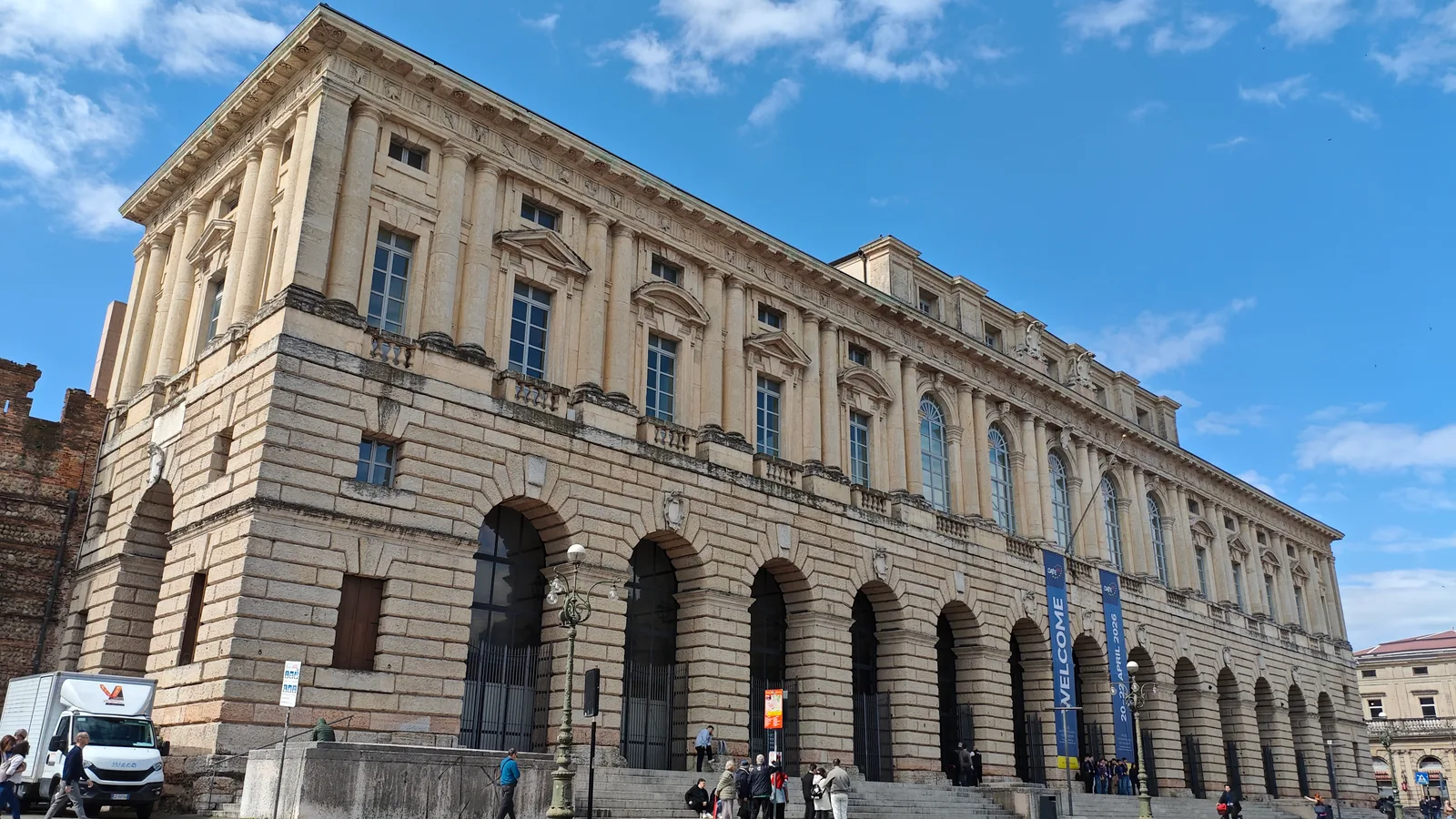 Interior at Palazzo della Gran Guardia Verona — travel photo