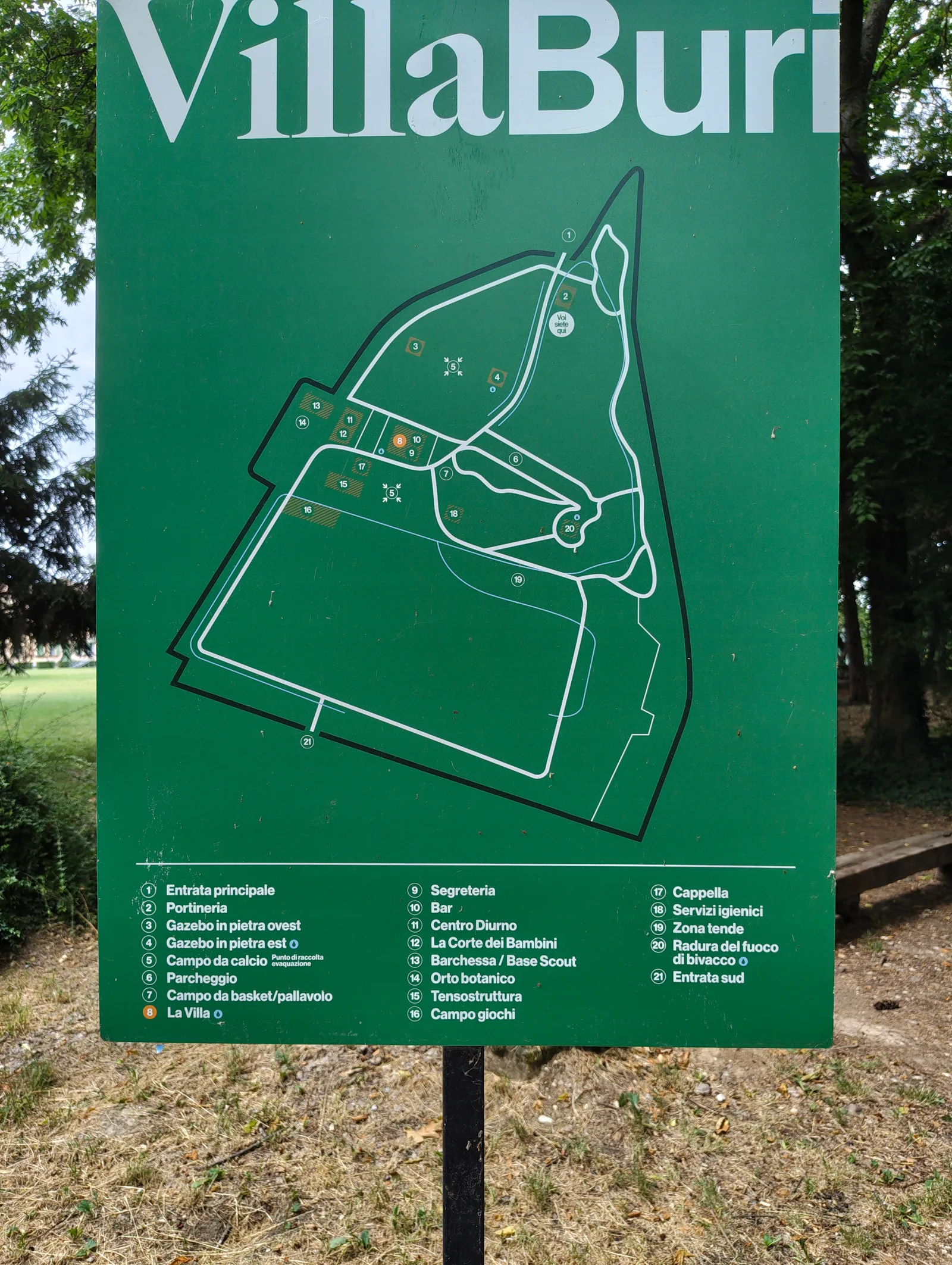 Interior at Parco di Villa Buri Verona — travel photo