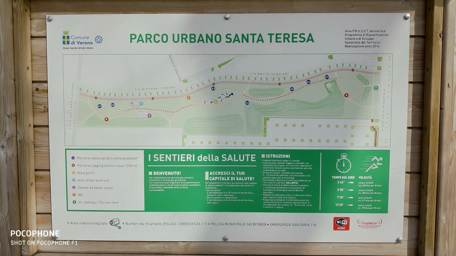 Main view at Parco Santa Teresa Verona — travel photo