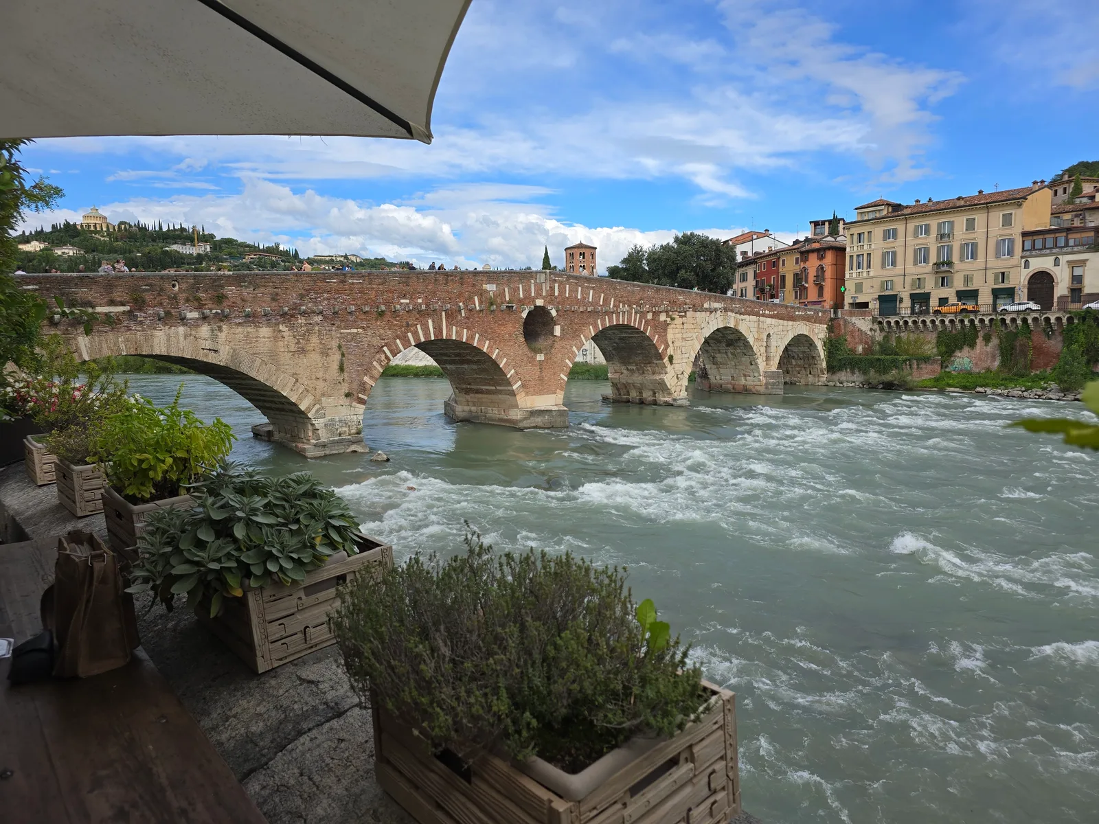 Details at Ponte Pietra Verona — travel photo