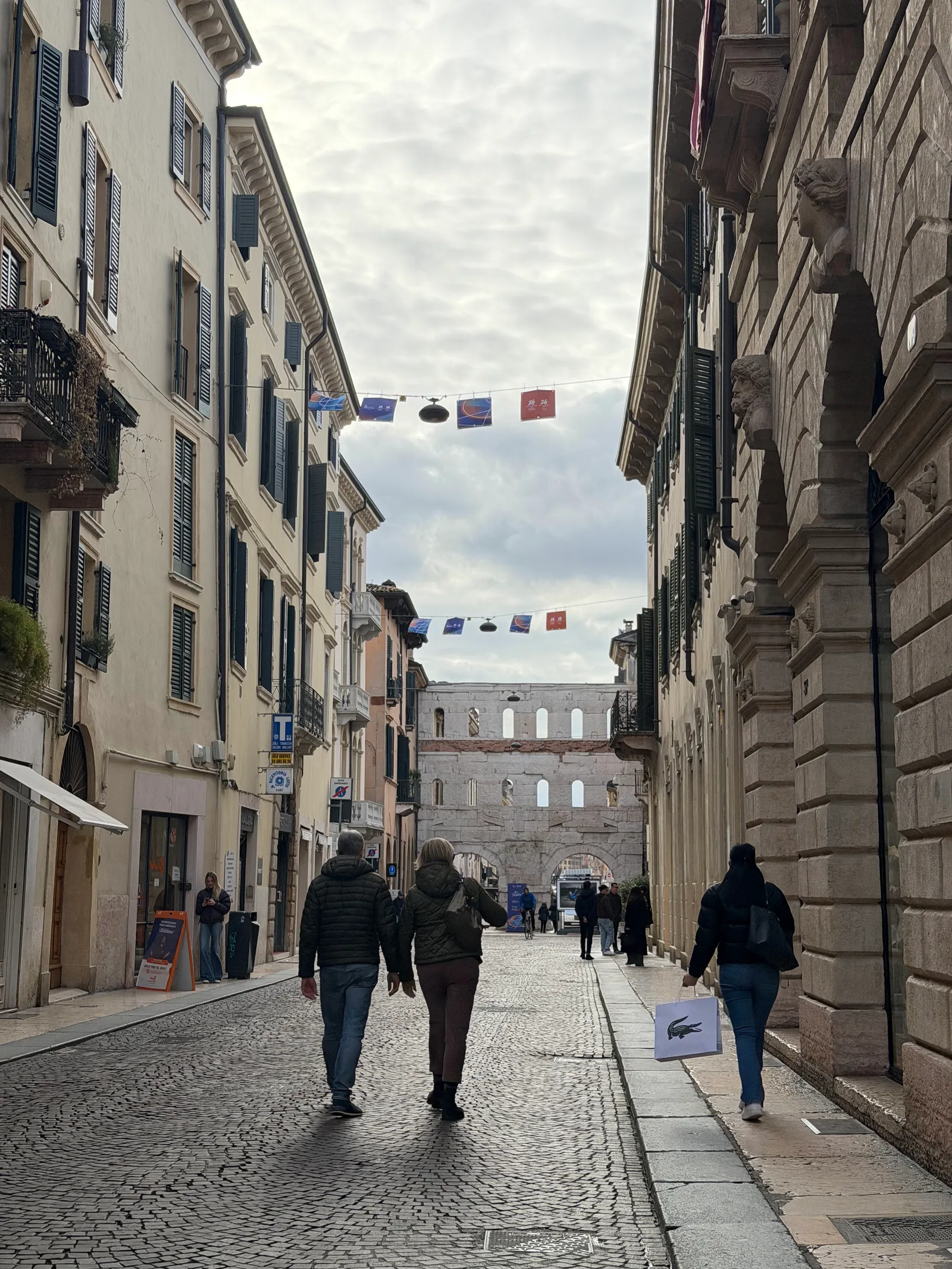 Details at Porta Borsari Verona — travel photo