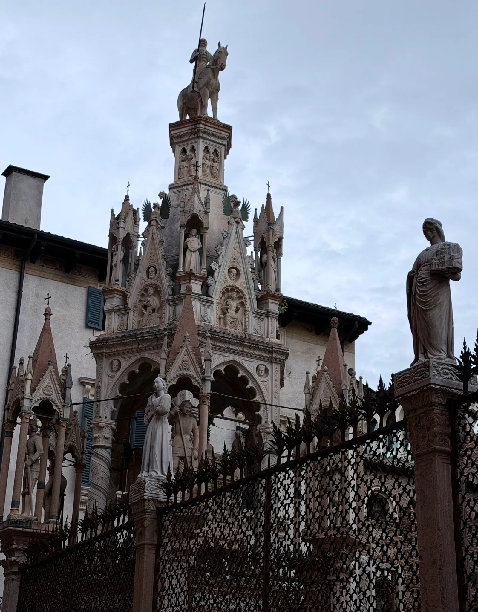 Interior at Scaliger Tombs Verona — travel photo
