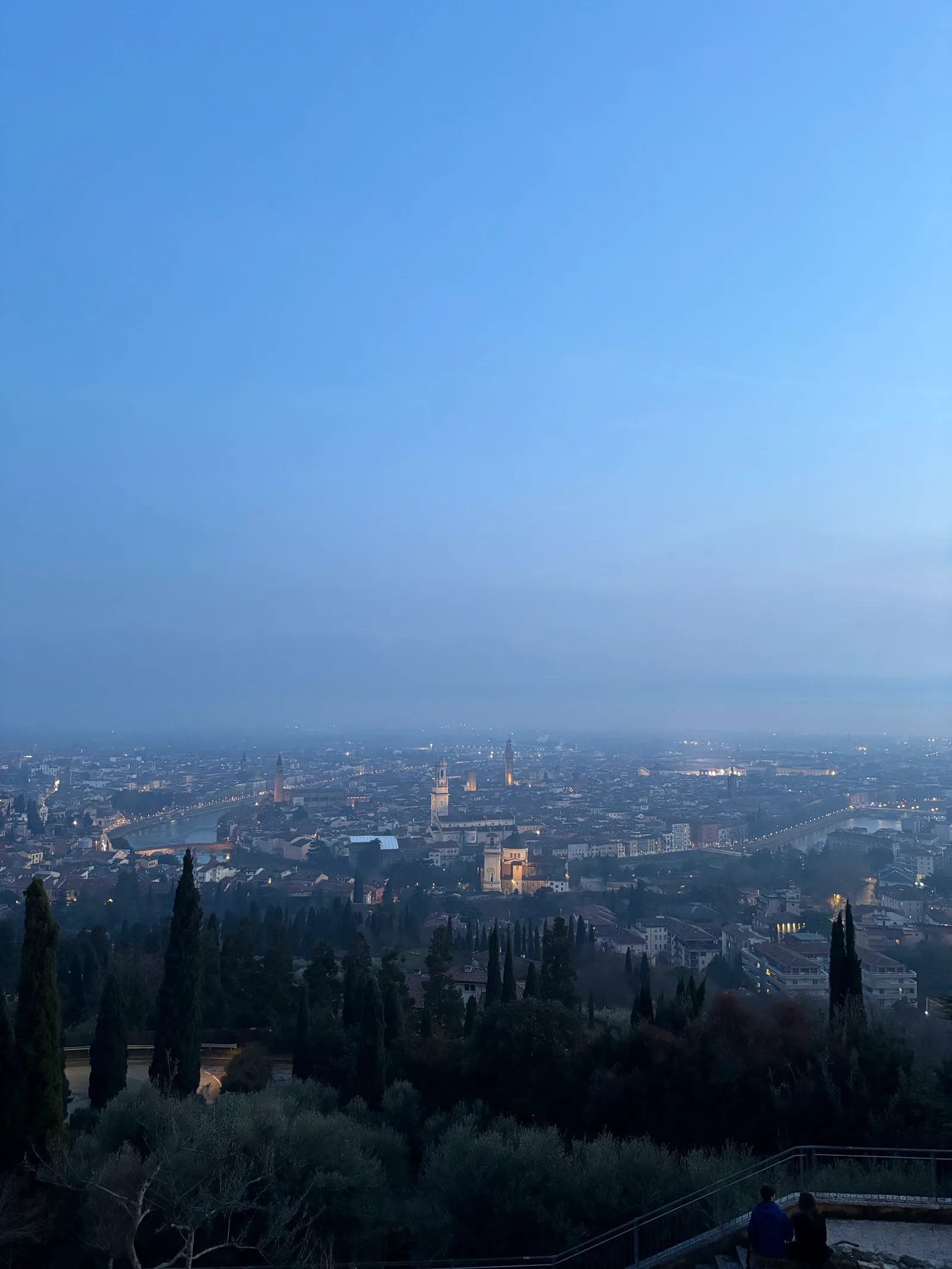 Interior at View of the City from San Leonardo Fortress Verona — travel photo