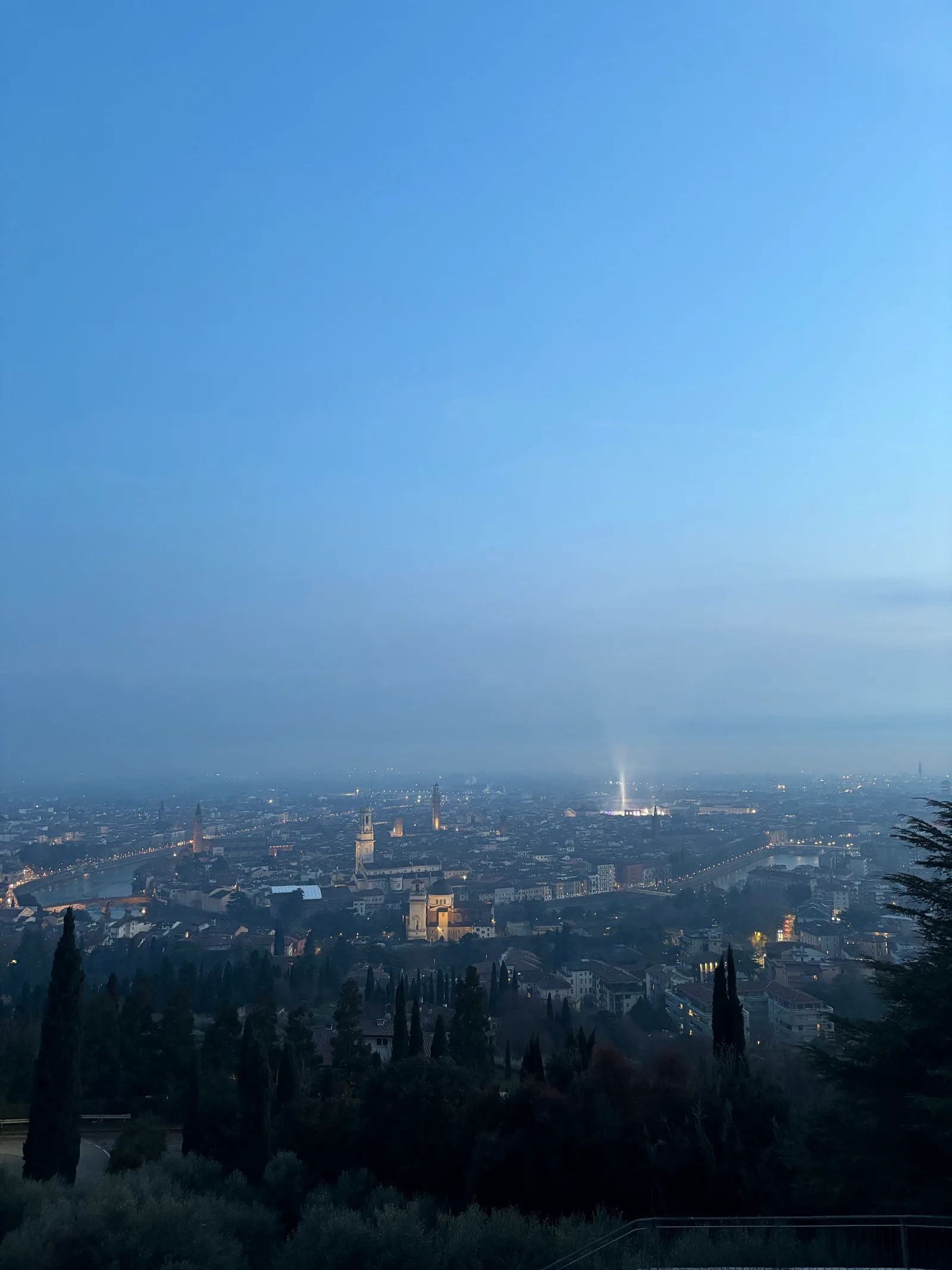 Details at View of the City from San Leonardo Fortress Verona — travel photo