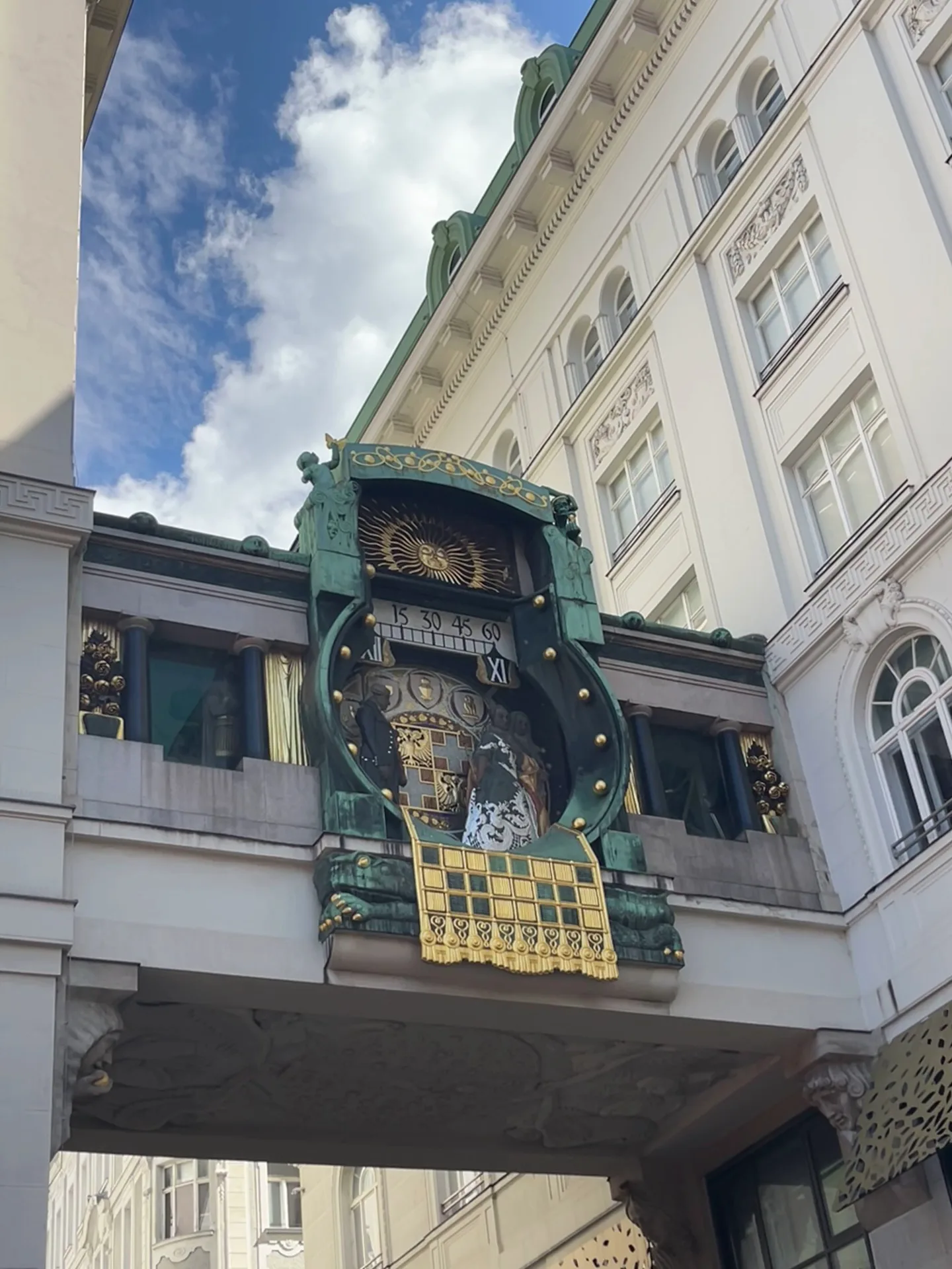 Main view at Ankeruhr Vienna — travel photo