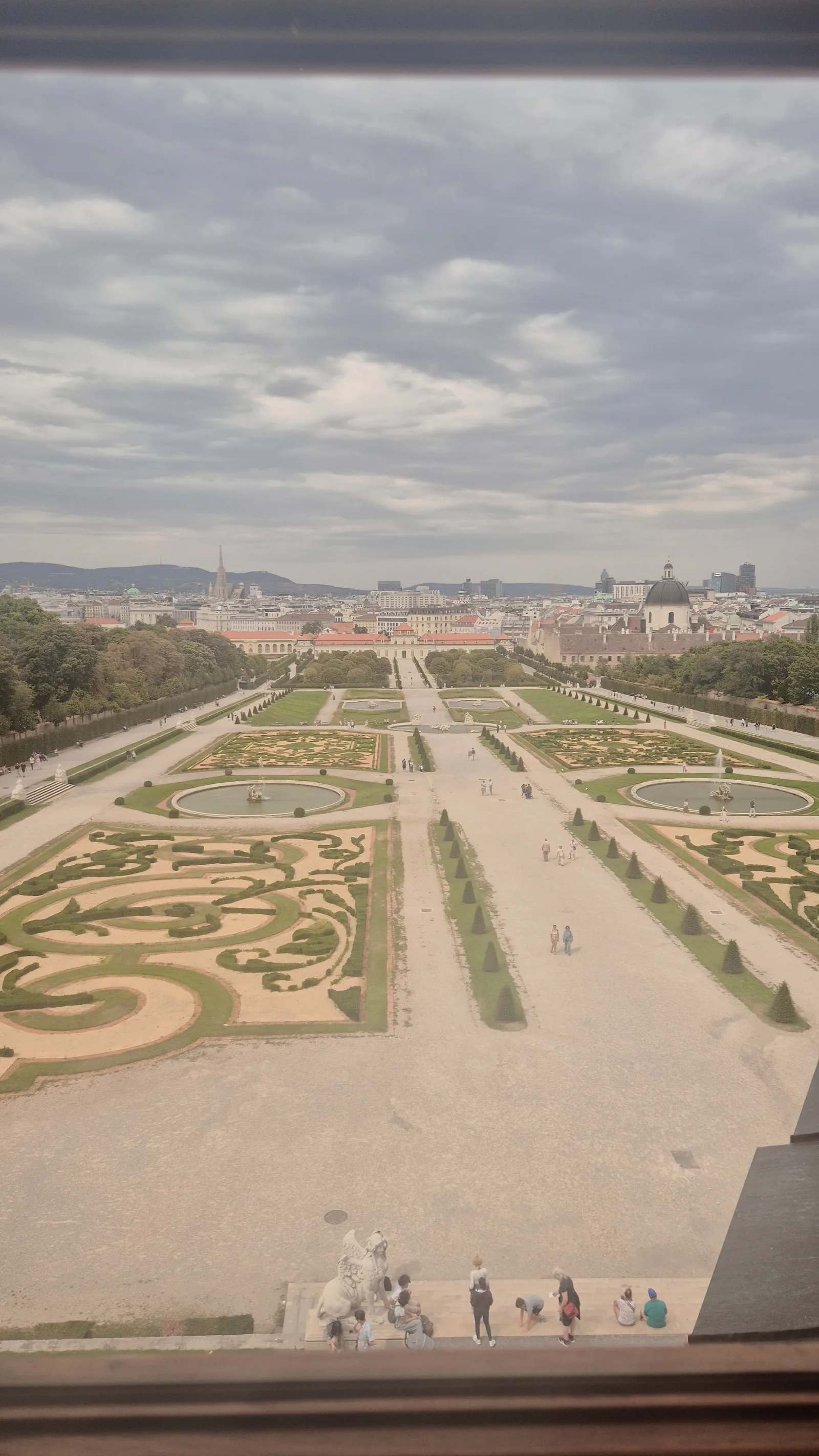 Main view at Belvedere Palace Vienna — travel photo