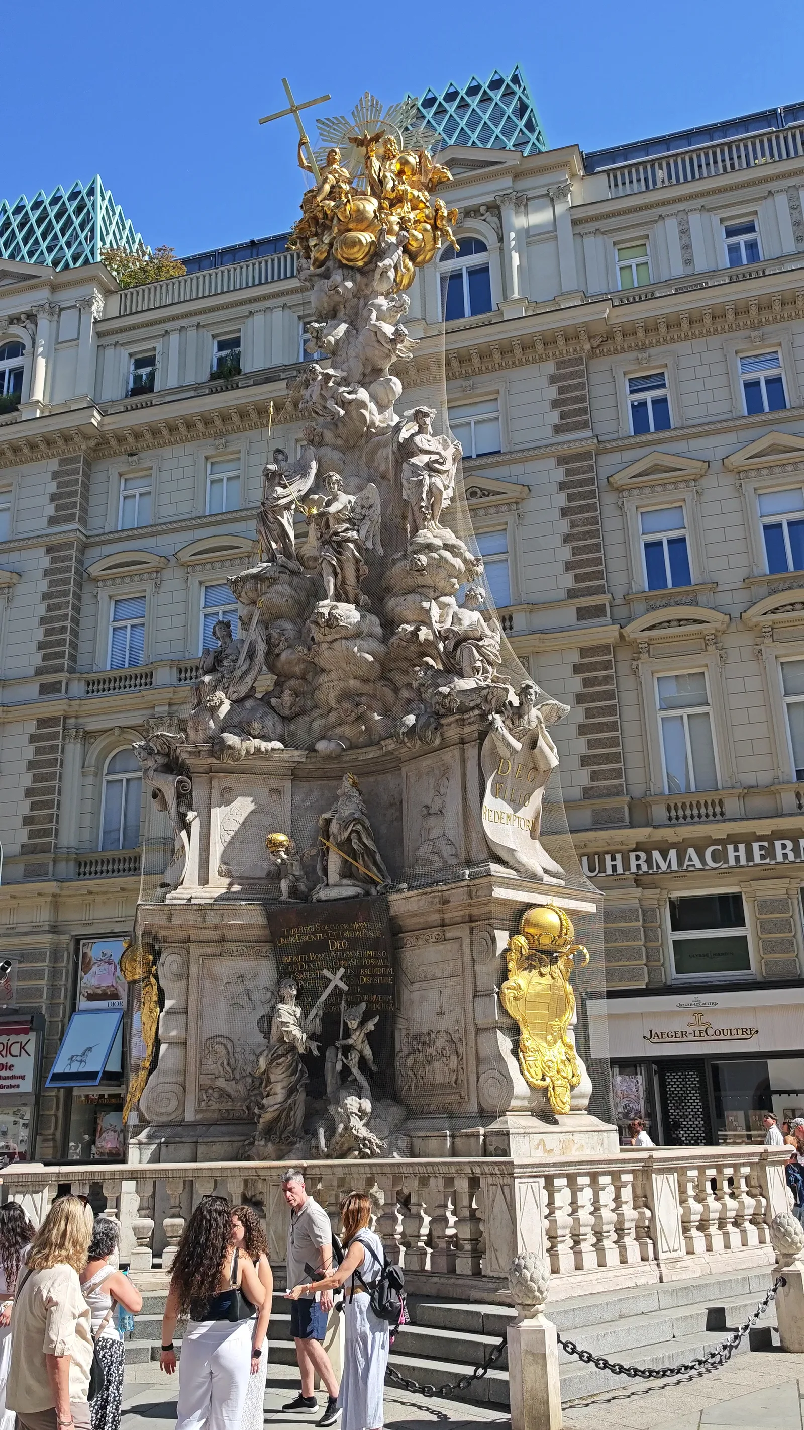 Main view at Column of Pest Vienna — travel photo