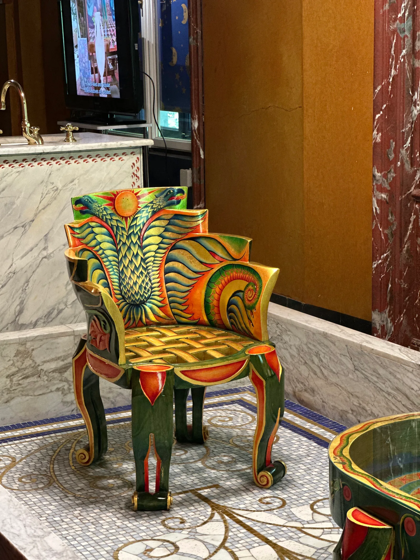 Interior at Ernst Fuchs-Museum (Otto-Wagner-Villa) Vienna — travel photo