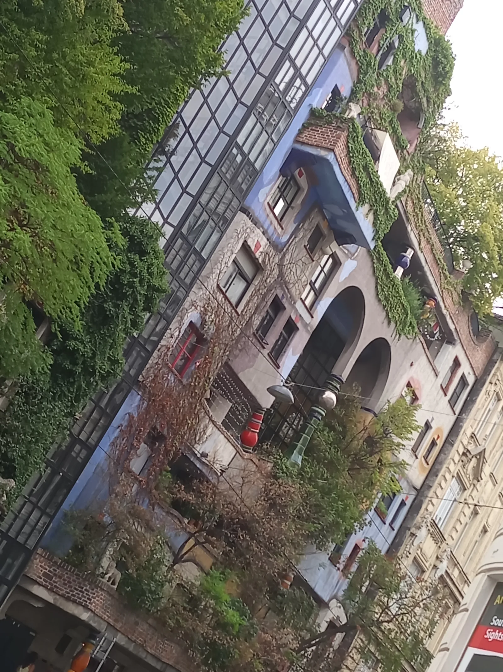 Main view at Hundertwasser House Vienna — travel photo