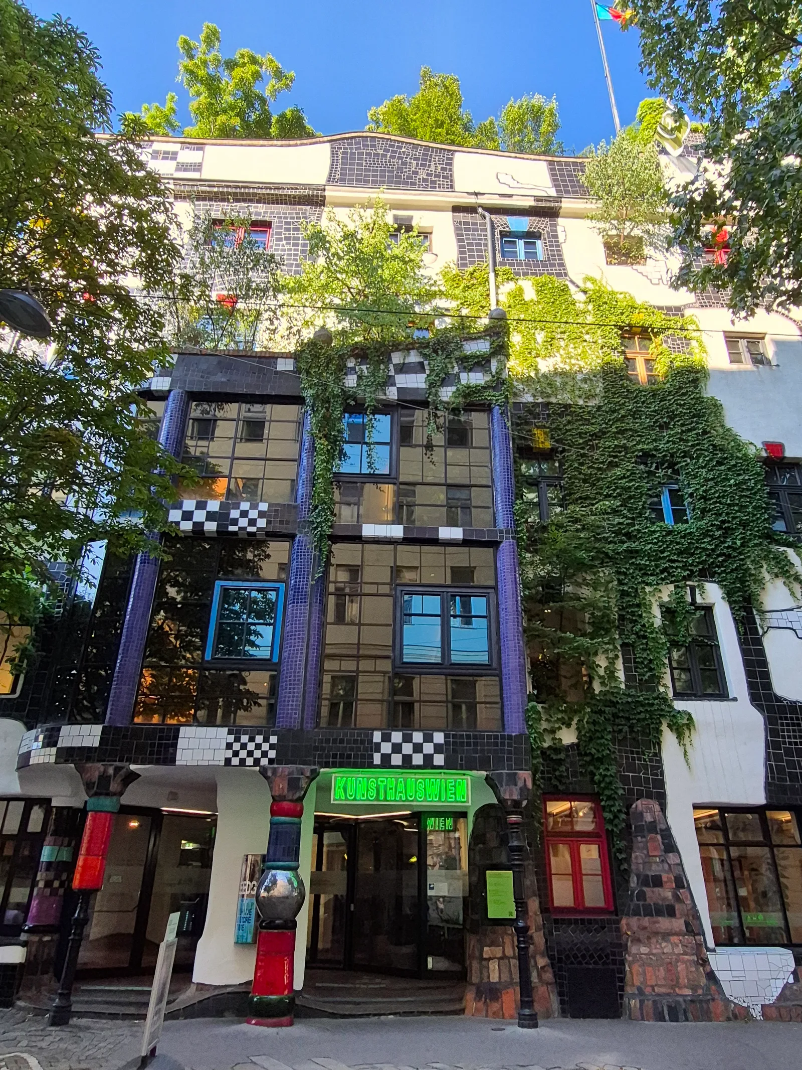 Interior at Hundertwasser House Vienna — travel photo