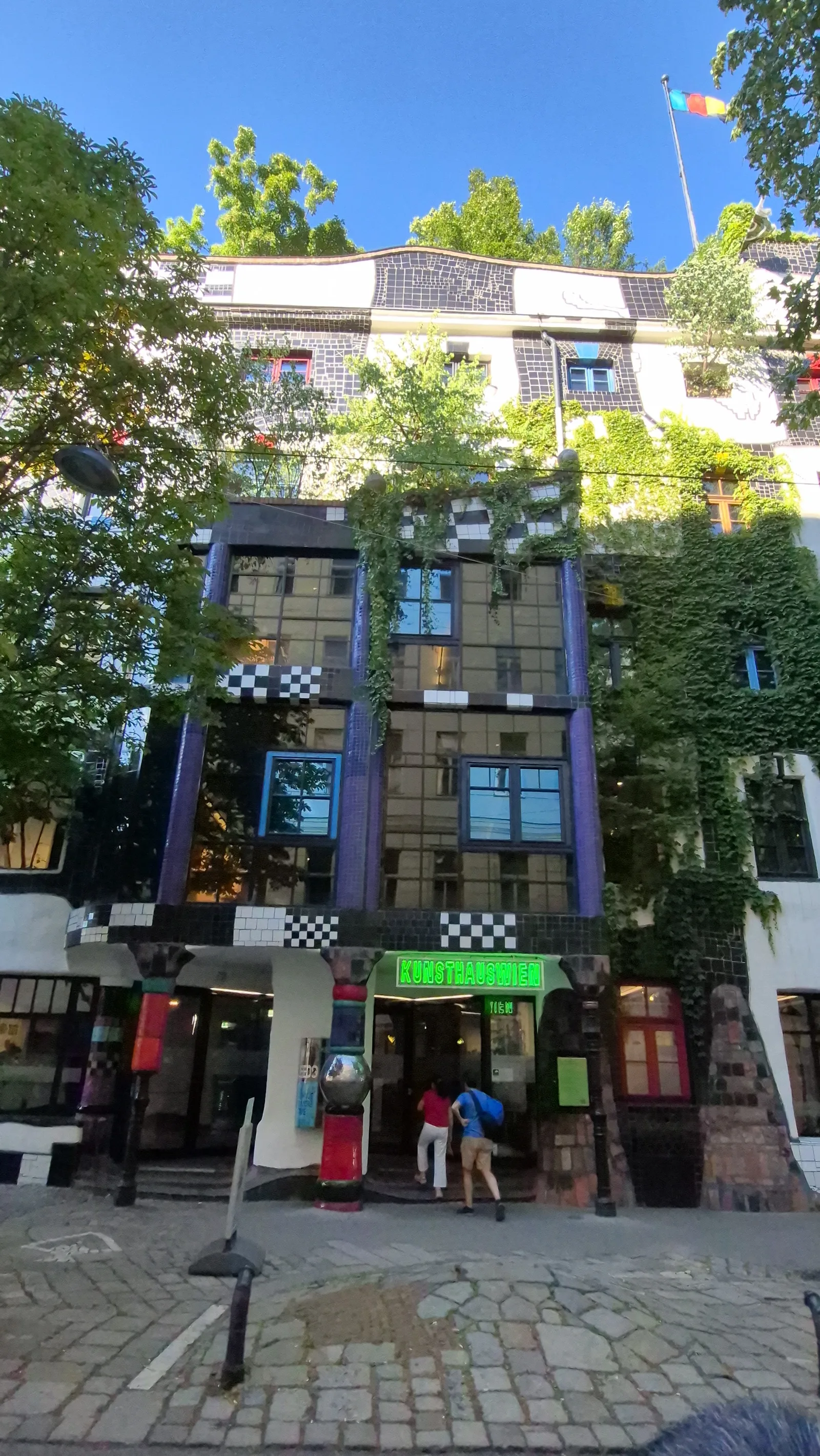 Atmosphere at Hundertwasser House Vienna — travel photo