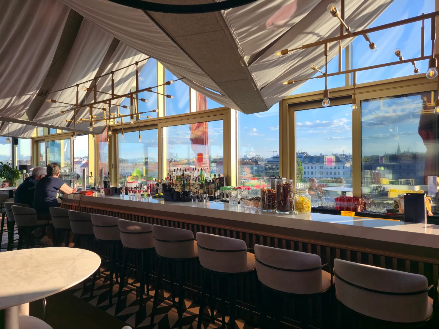 Main view at Istros Rooftop Bar & Terrace Vienna — travel photo