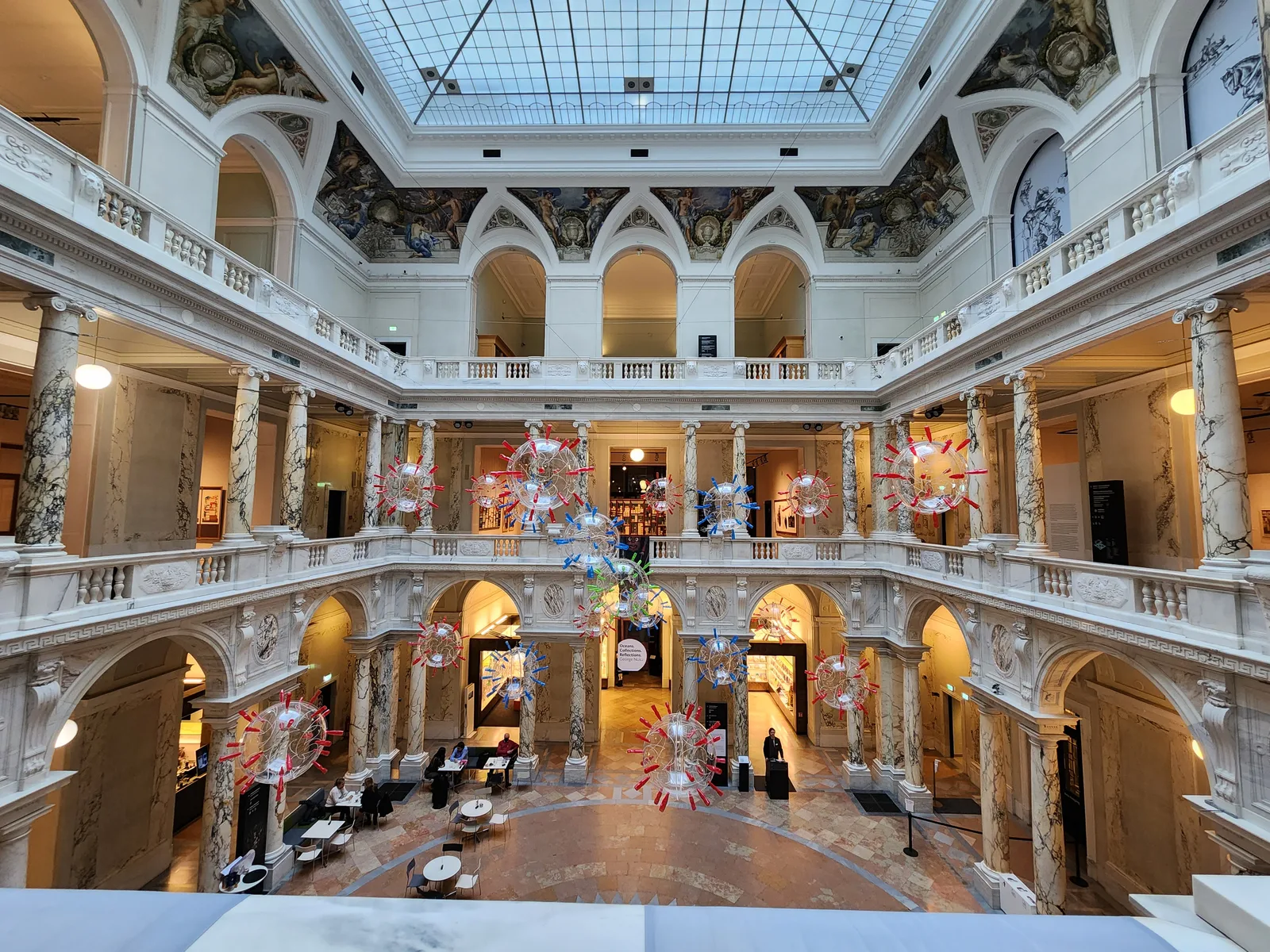 Interior at Neue Burg Vienna — travel photo