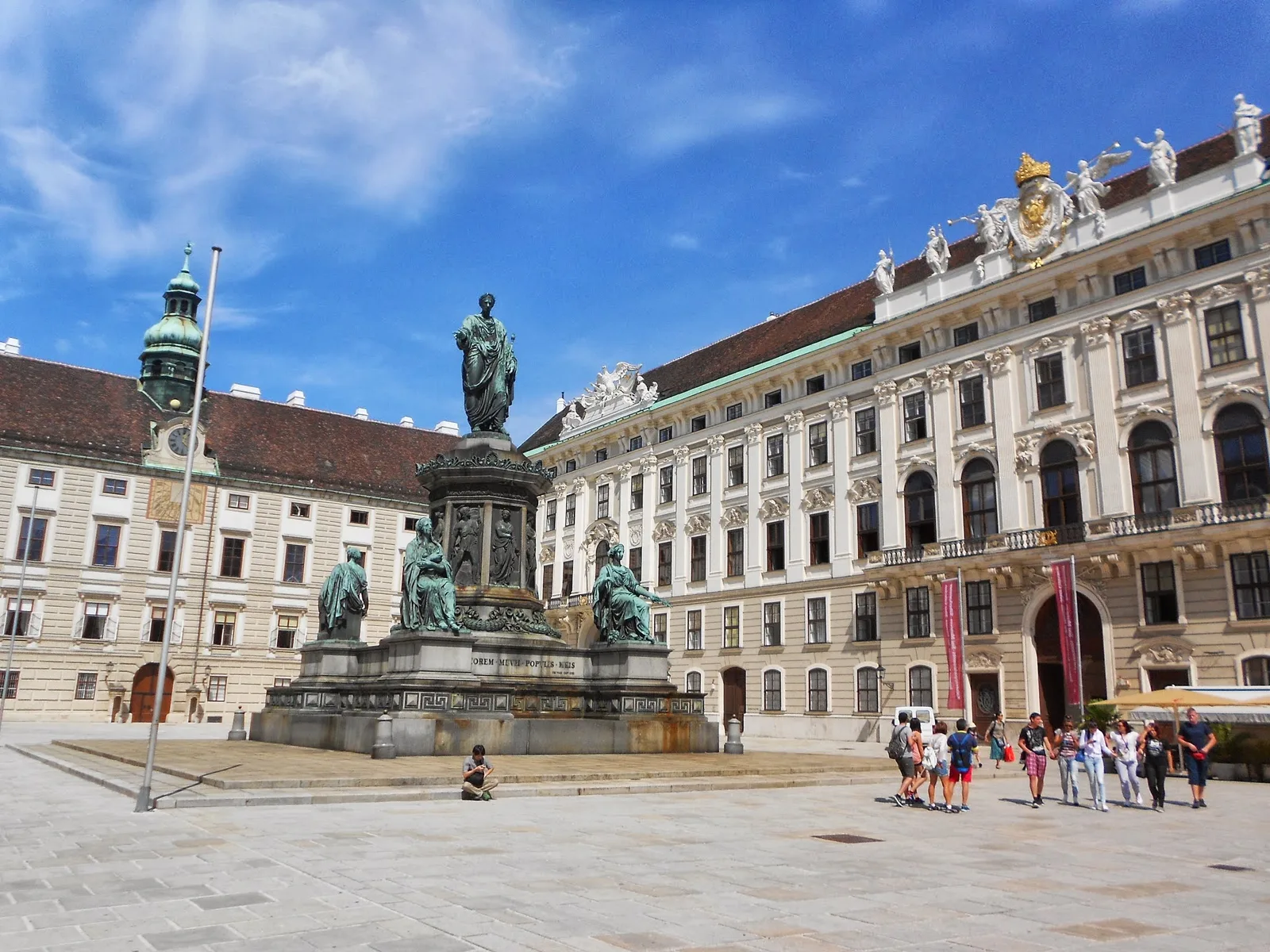 Atmosphere at Neue Burg Vienna — travel photo